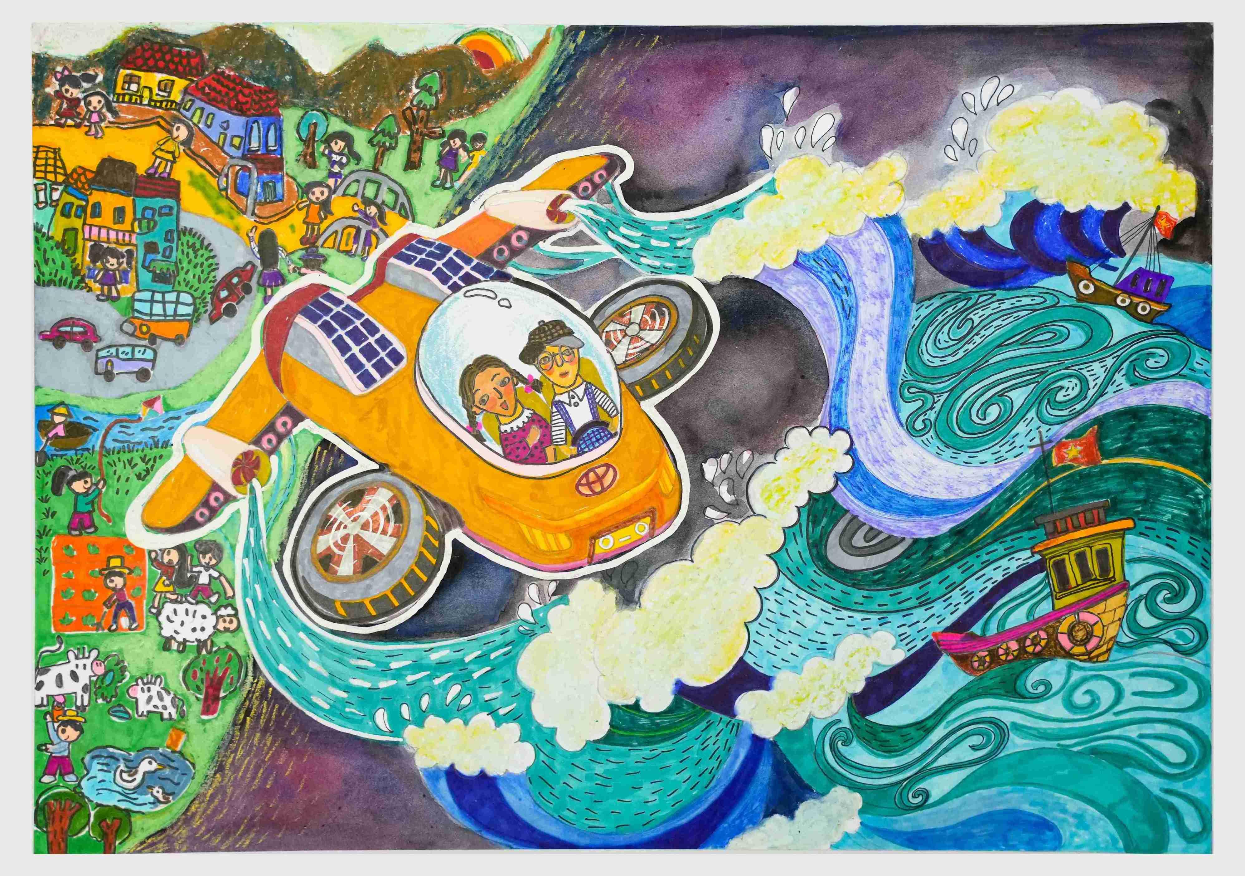 Ô tô tự hành đánh hơi bức xạ dưới đáy biển, phát hiện và ngăn chặn sóng thần