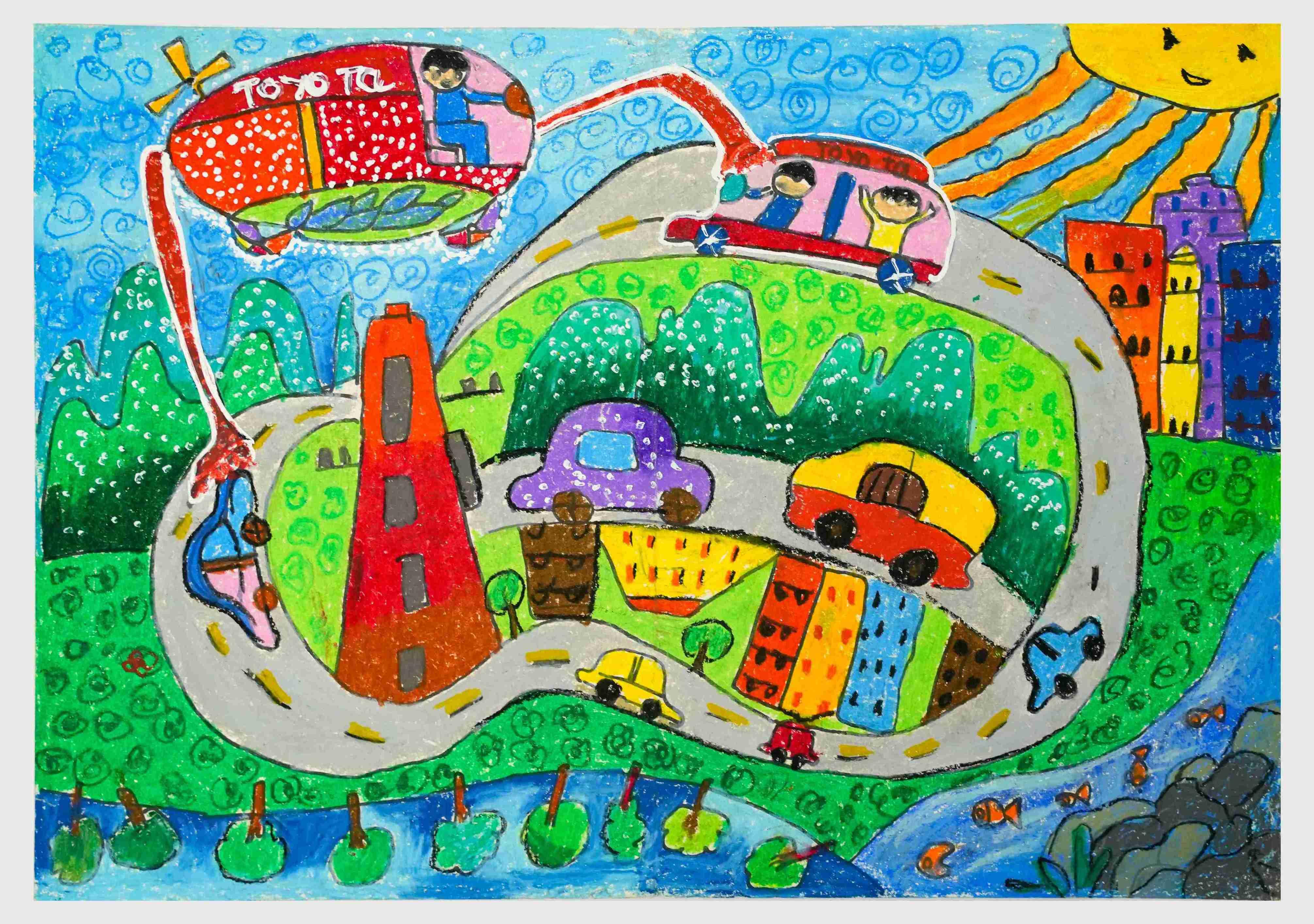 Ô tô bay sạc điện khẩn cấp trên các tuyến đường giao thông