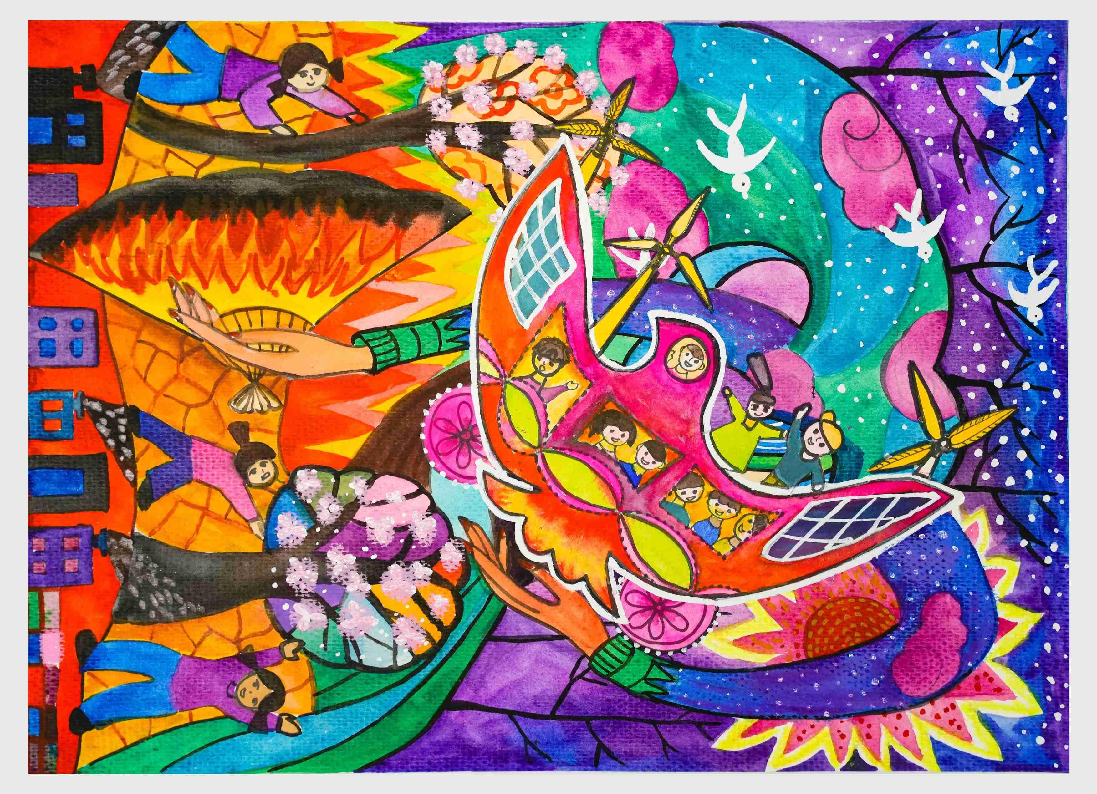 Ô tô chim bồ câu hướng dẫn quyền trẻ em và bảo vệ trẻ em trên toàn cầu