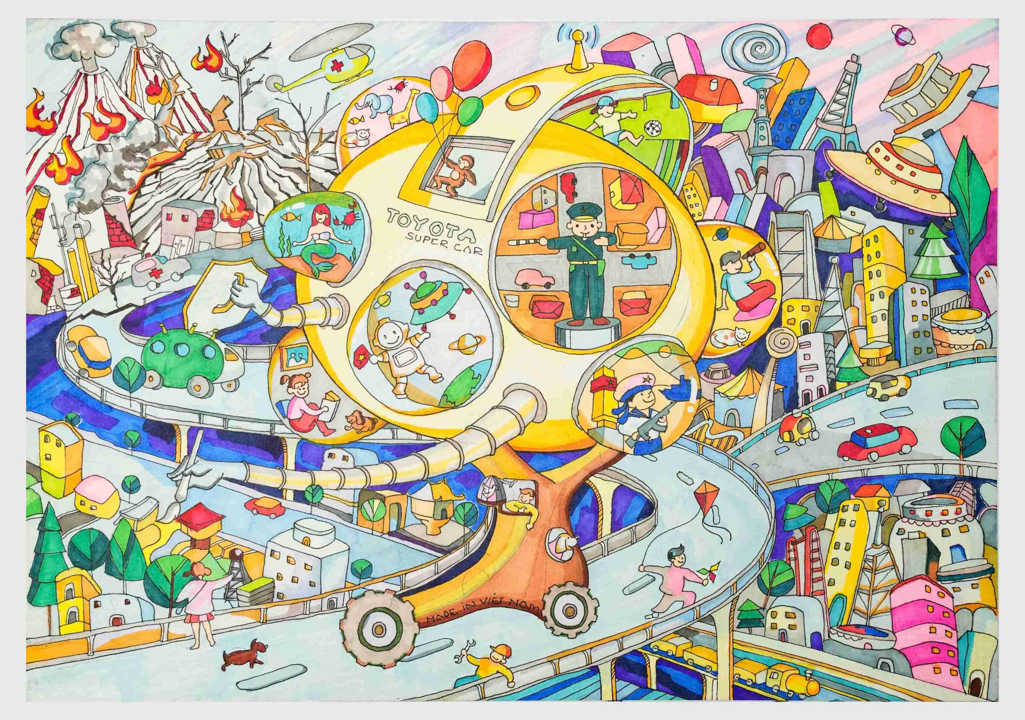 Supper Car chống biến đổi khí hậu bảo vệ ước mơ tuổi thơ