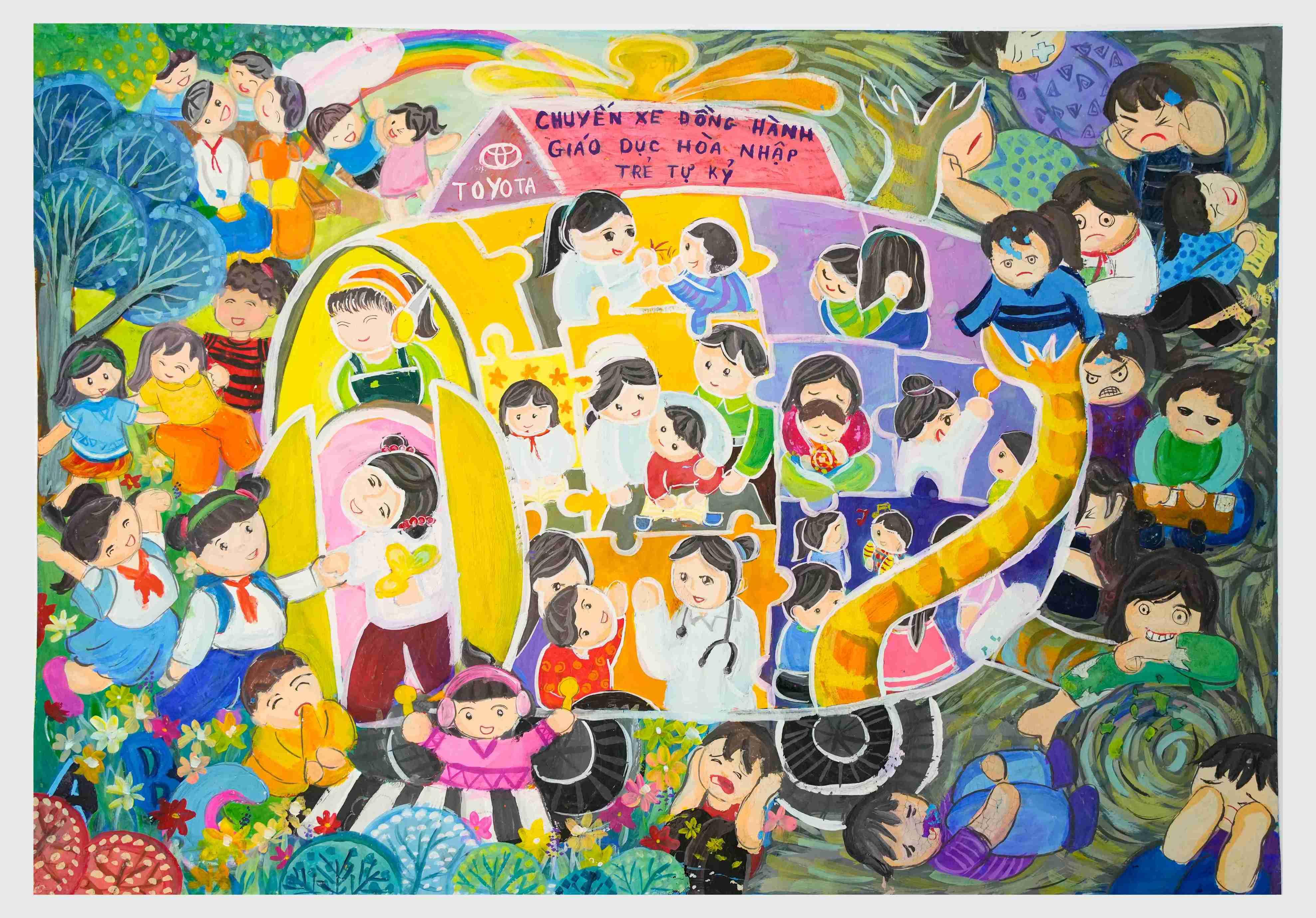 Chiếc xe chữa lành - giáo dục trẻ tự kỷ