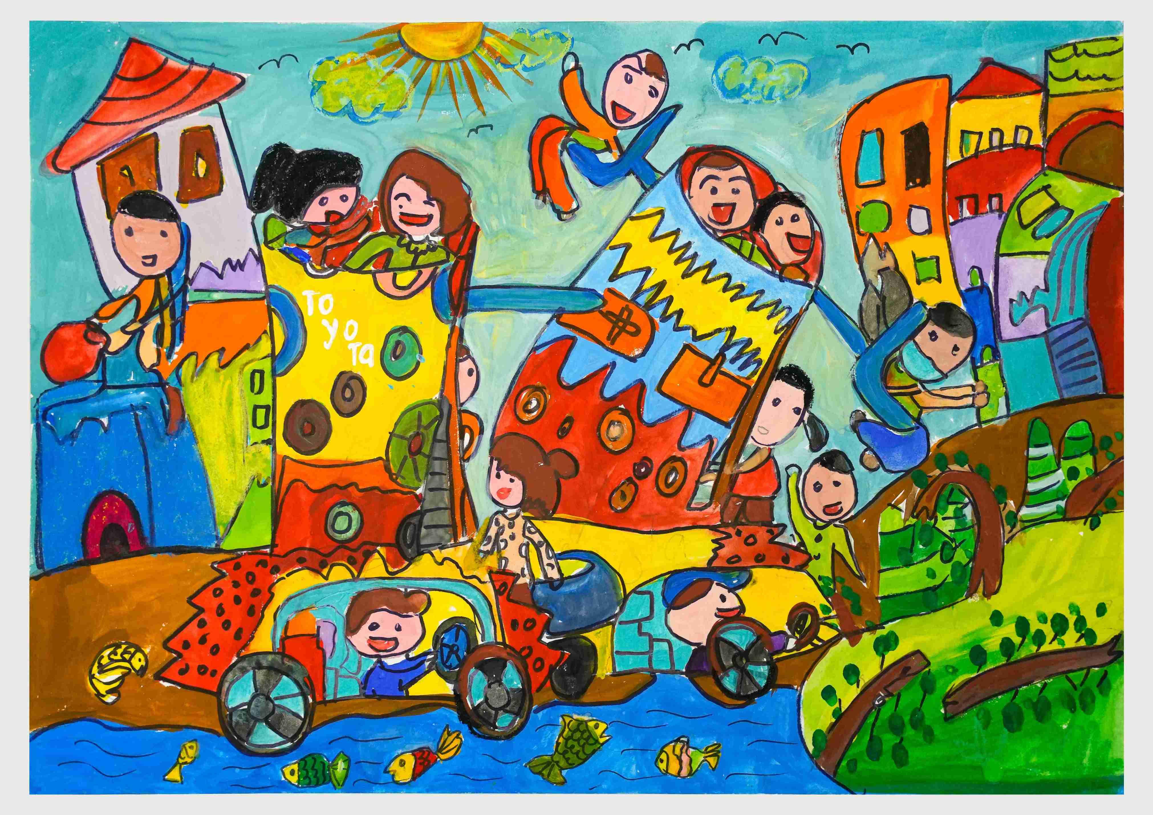 Ô tô tìm trẻ lạc qua ảnh chân dung