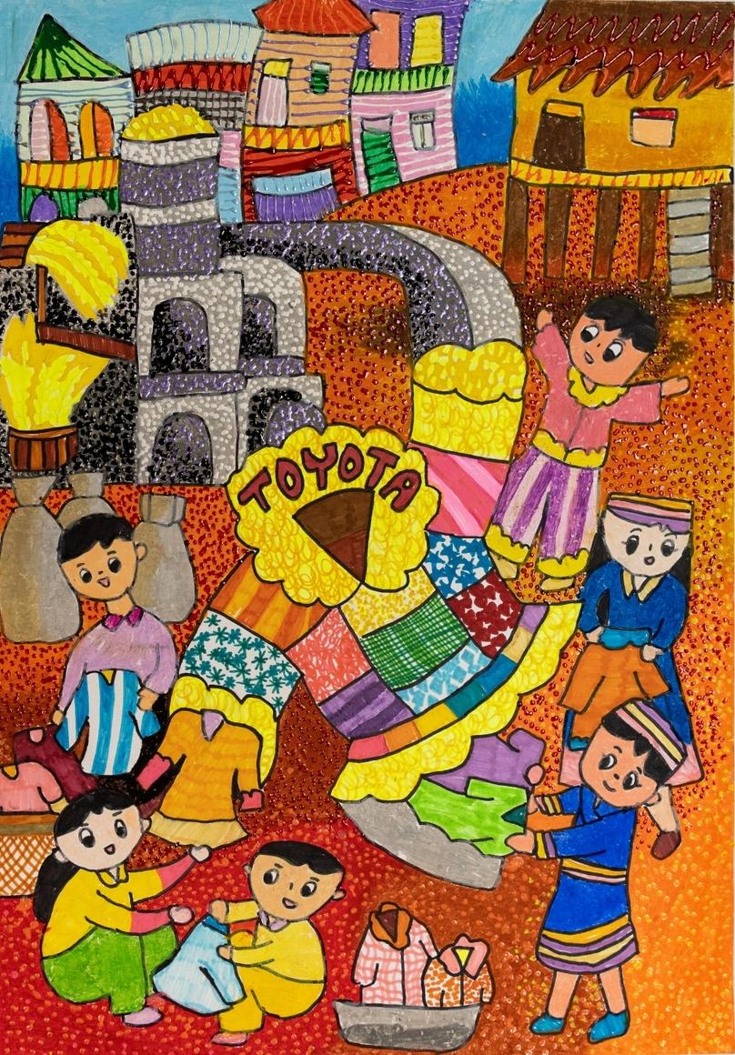 Chiếc xe tạo ra quần áo đẹp từ vỏ trầu