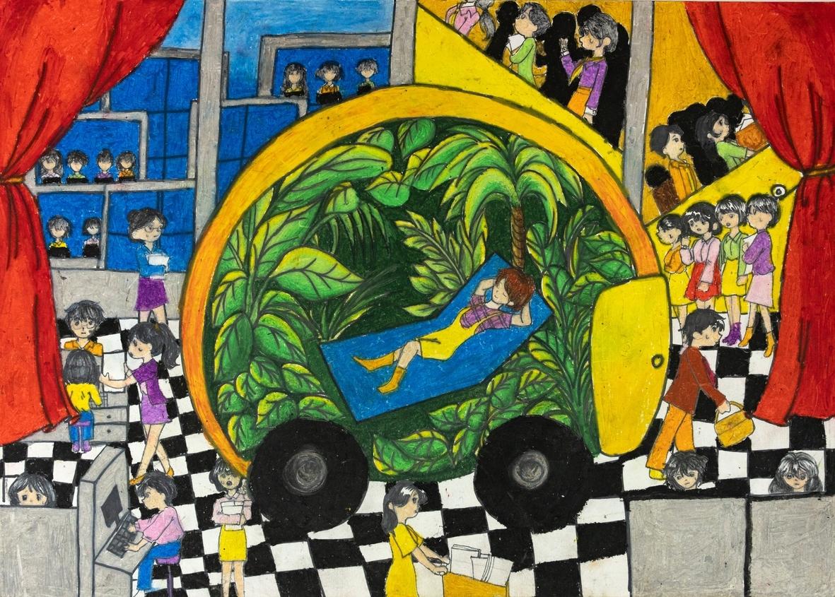 Chiếc xe mang tính chất thư giãn giúp cho mọi người hết mệt mỏi