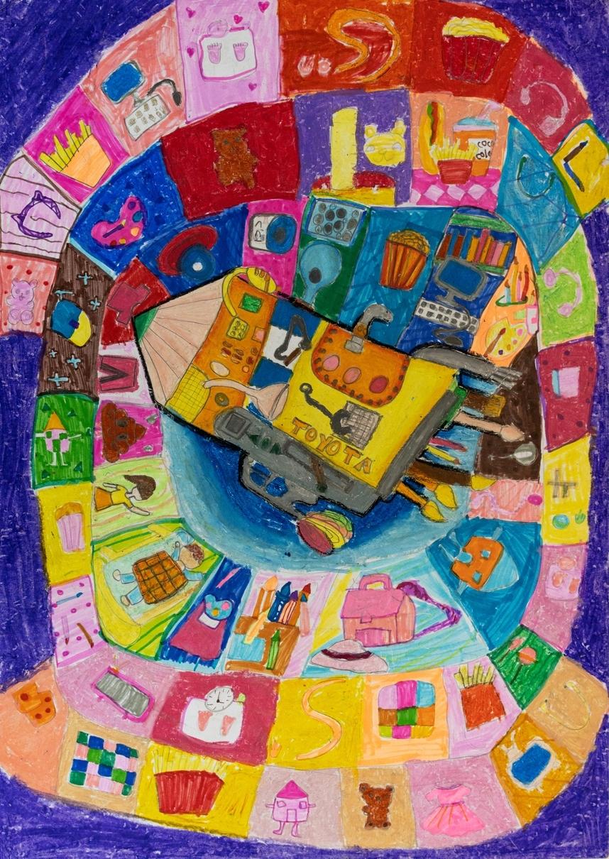 Toyota hình bút vẽ tạo đồ vật cho cuộc sống