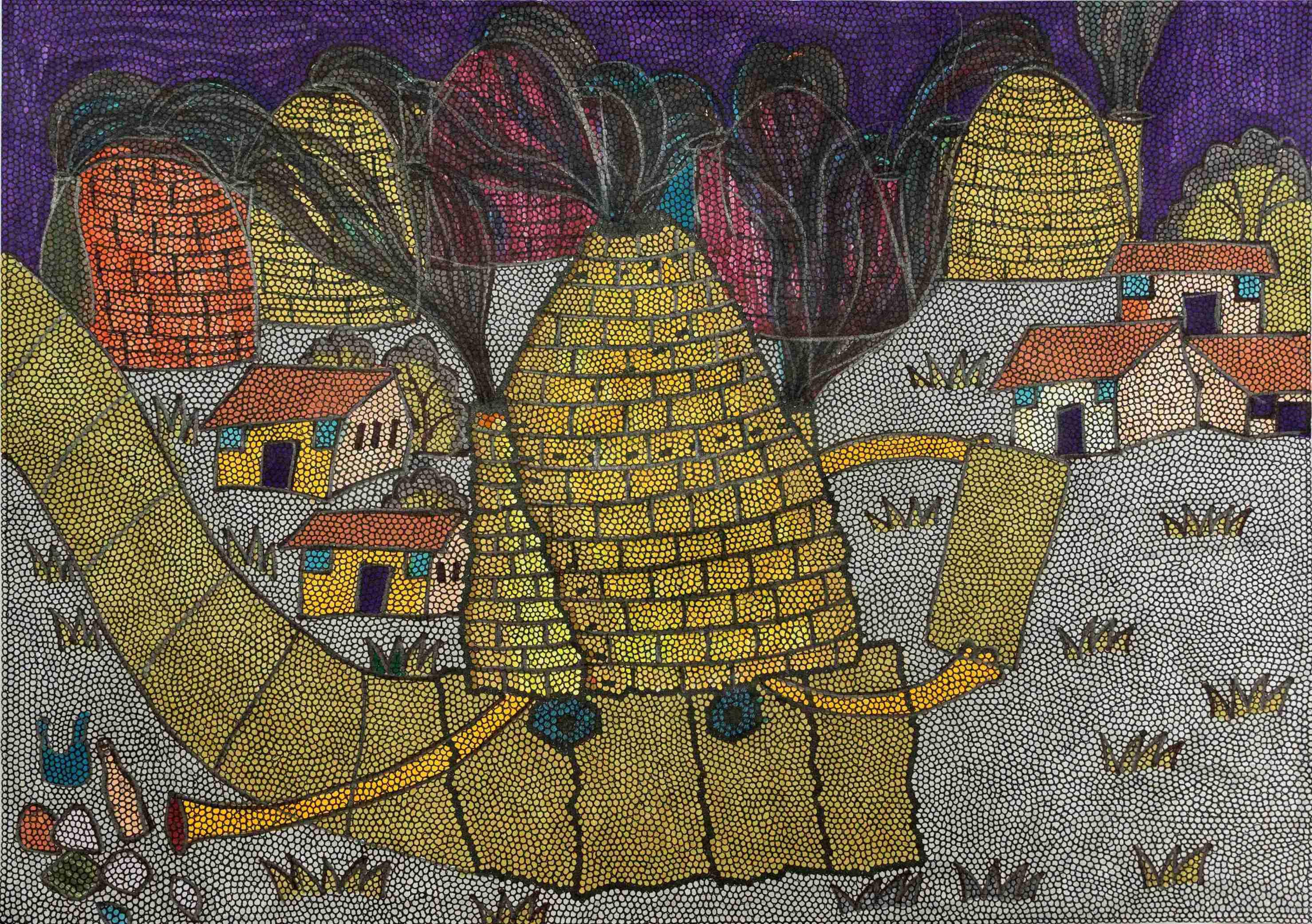 Ô tô làm gạch hút khói bụi, rác thải từ đó biến thành tấm lát đường siêu cứng, siêu bền làm thành những con đường ở những nơi xa xôi, hẻo lánh giúp mọi người đi lại dễ dàng hơn