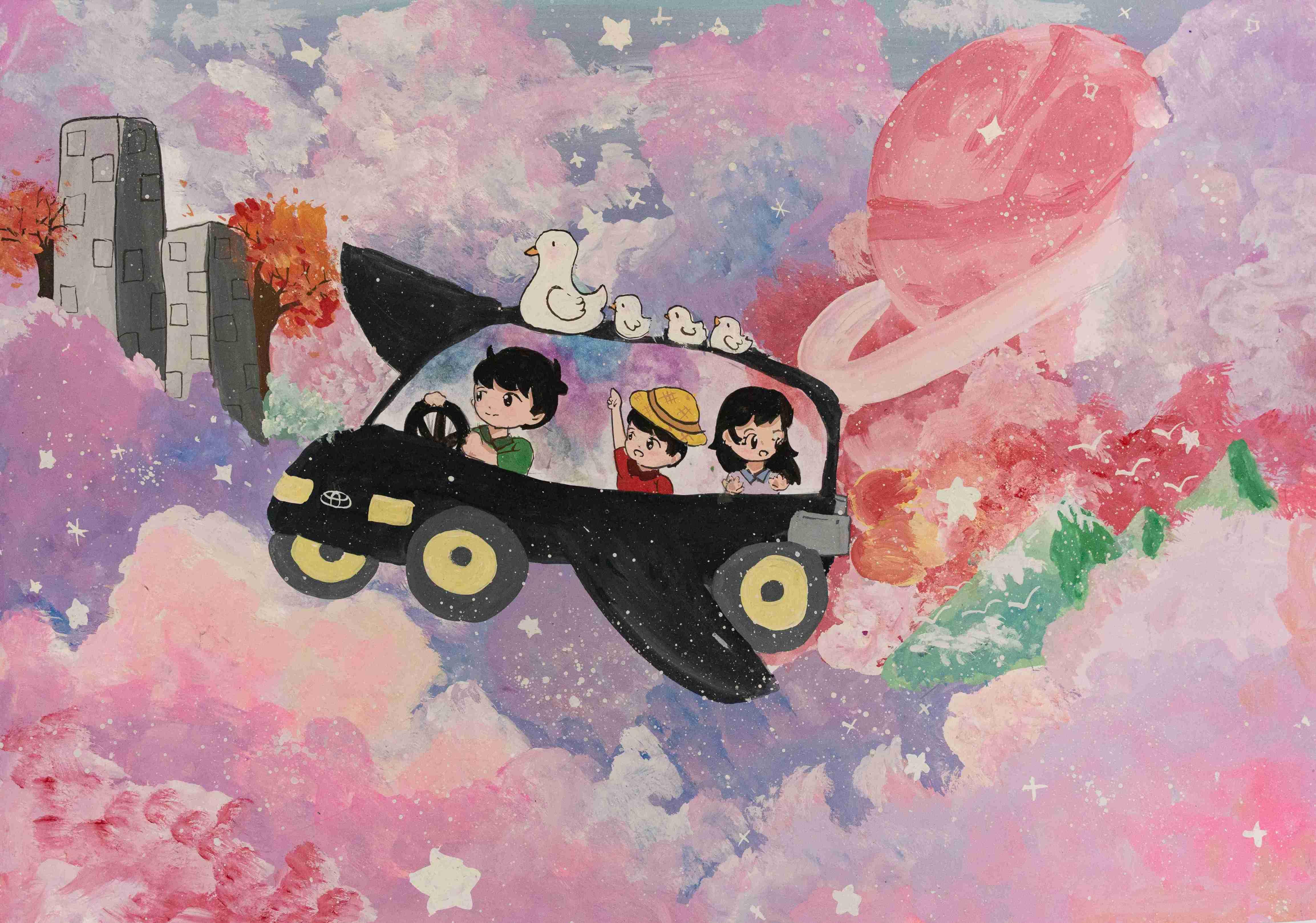 Em mong rằng trong tương lai con người sẽ khám phá vũ trụ huyền bí trên bầu trời