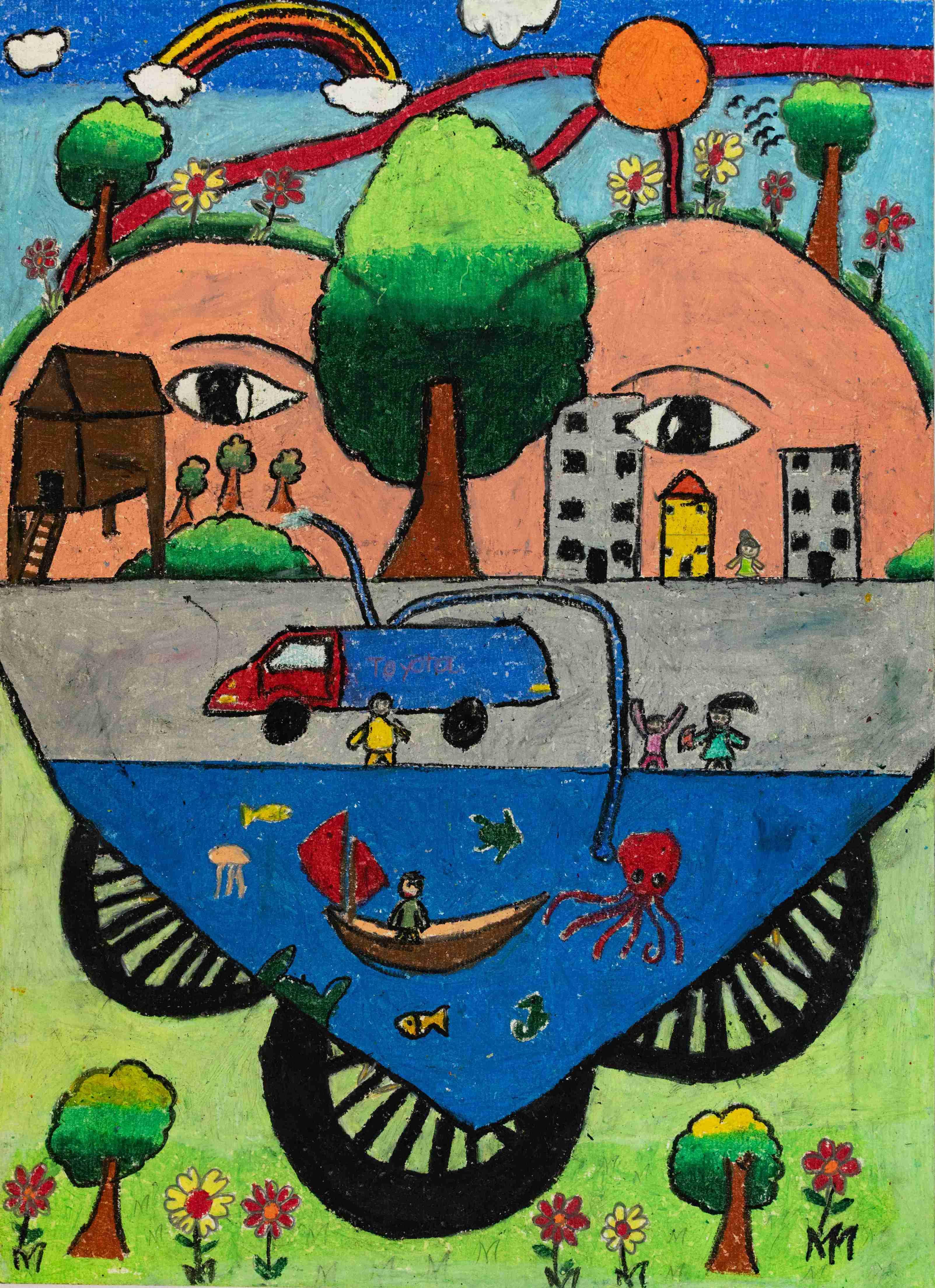 Em ước mơ có một chiếc xe lọc nước biển