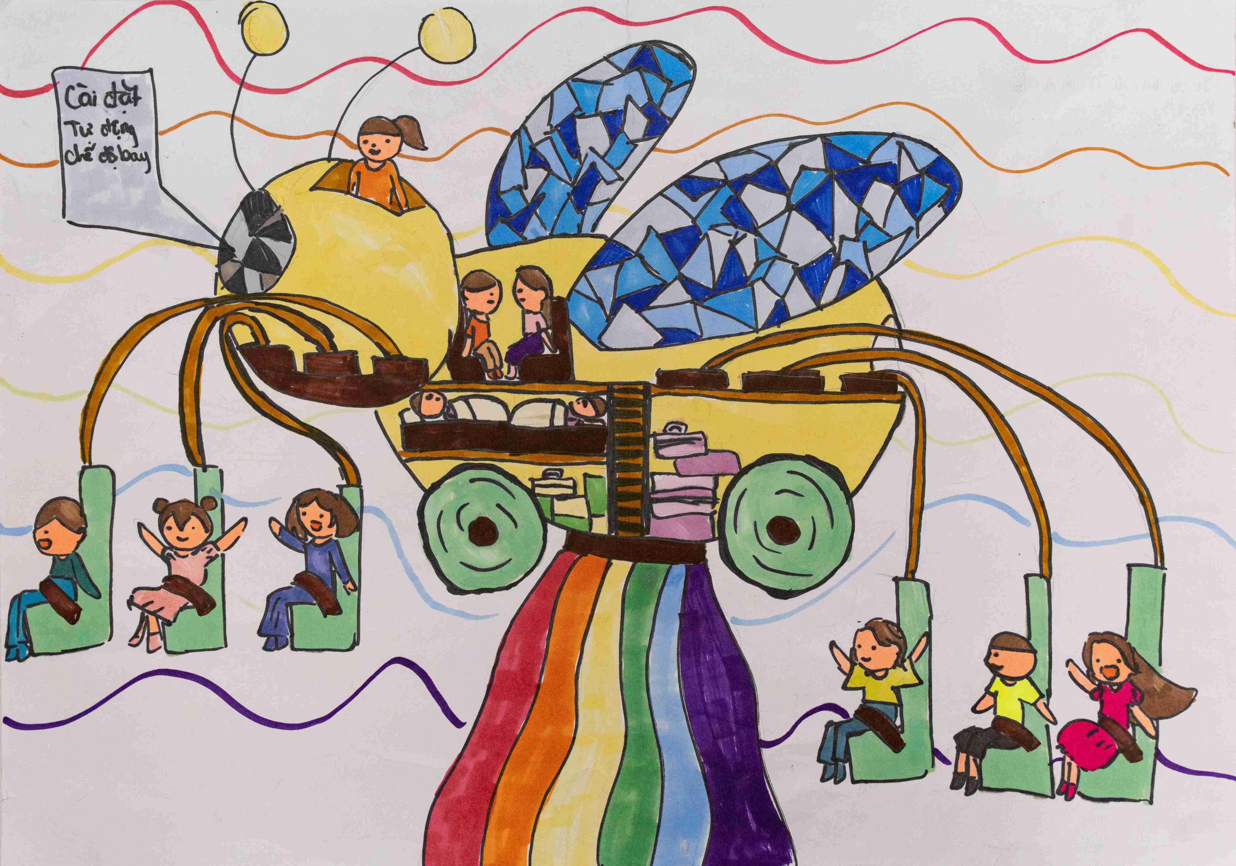 Chiếc xe Toyota hạnh phúc cho em