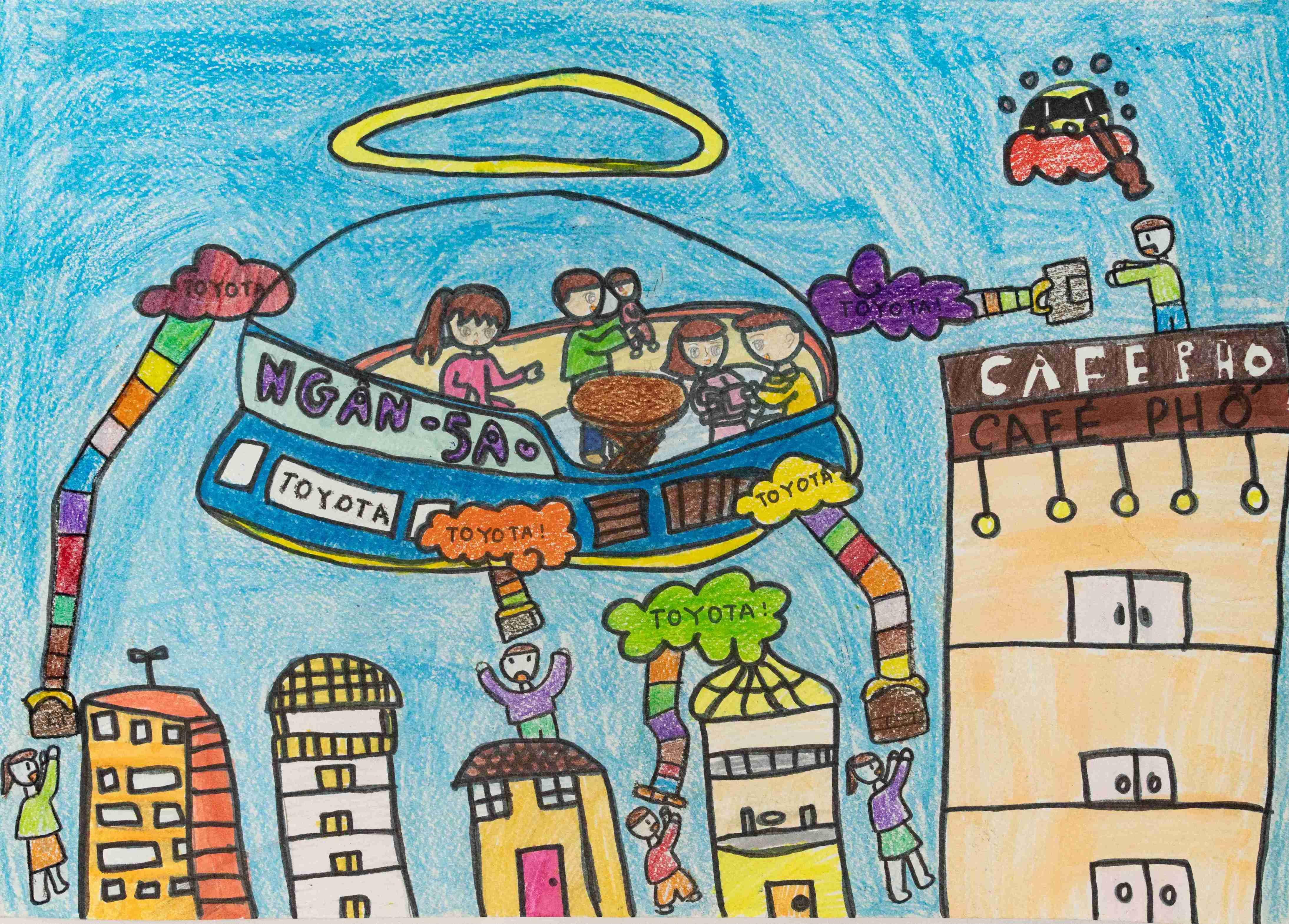 Ô tô trong thế giới tương lai giúp đỡ người miền núi