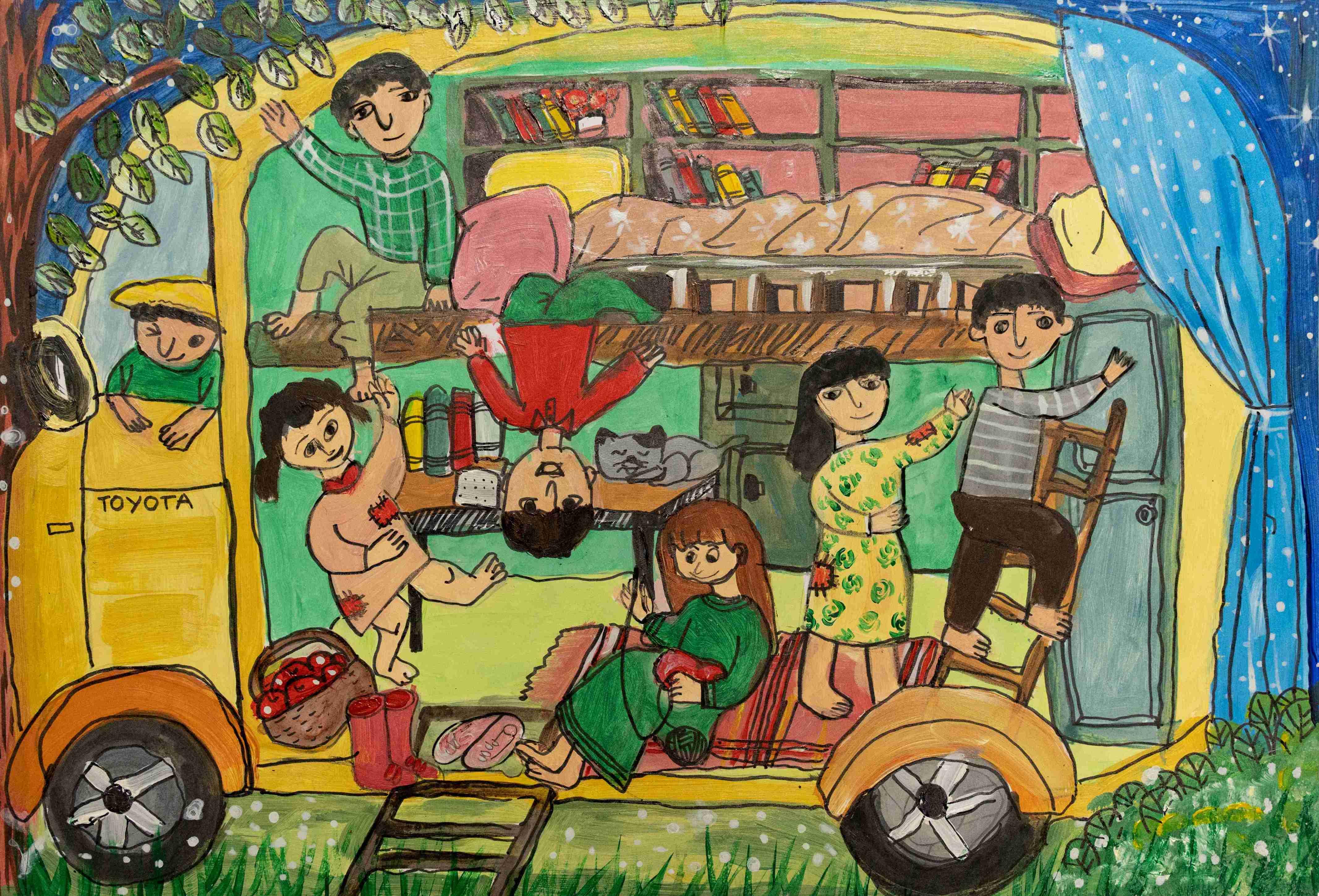 Ô tô bay vạn dặm tìm kiếm các bạn mồ côi