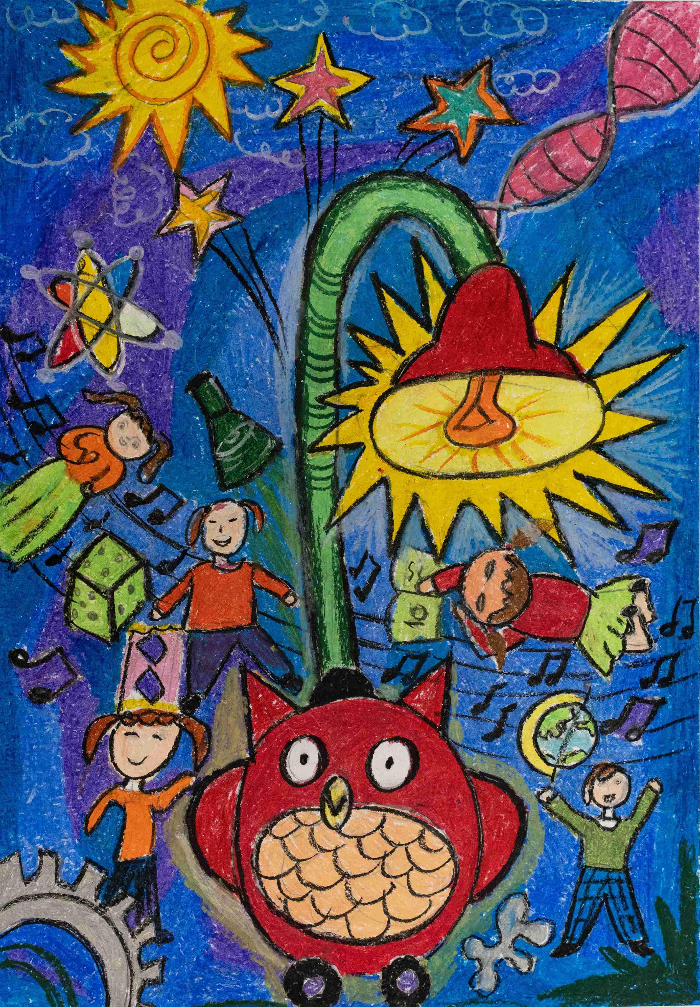 Chiếc xe thắp sáng tình yêu âm nhạc và chia sẻ yêu thương giúp đỡ lẫn nhau mọi lúc mọi nơi