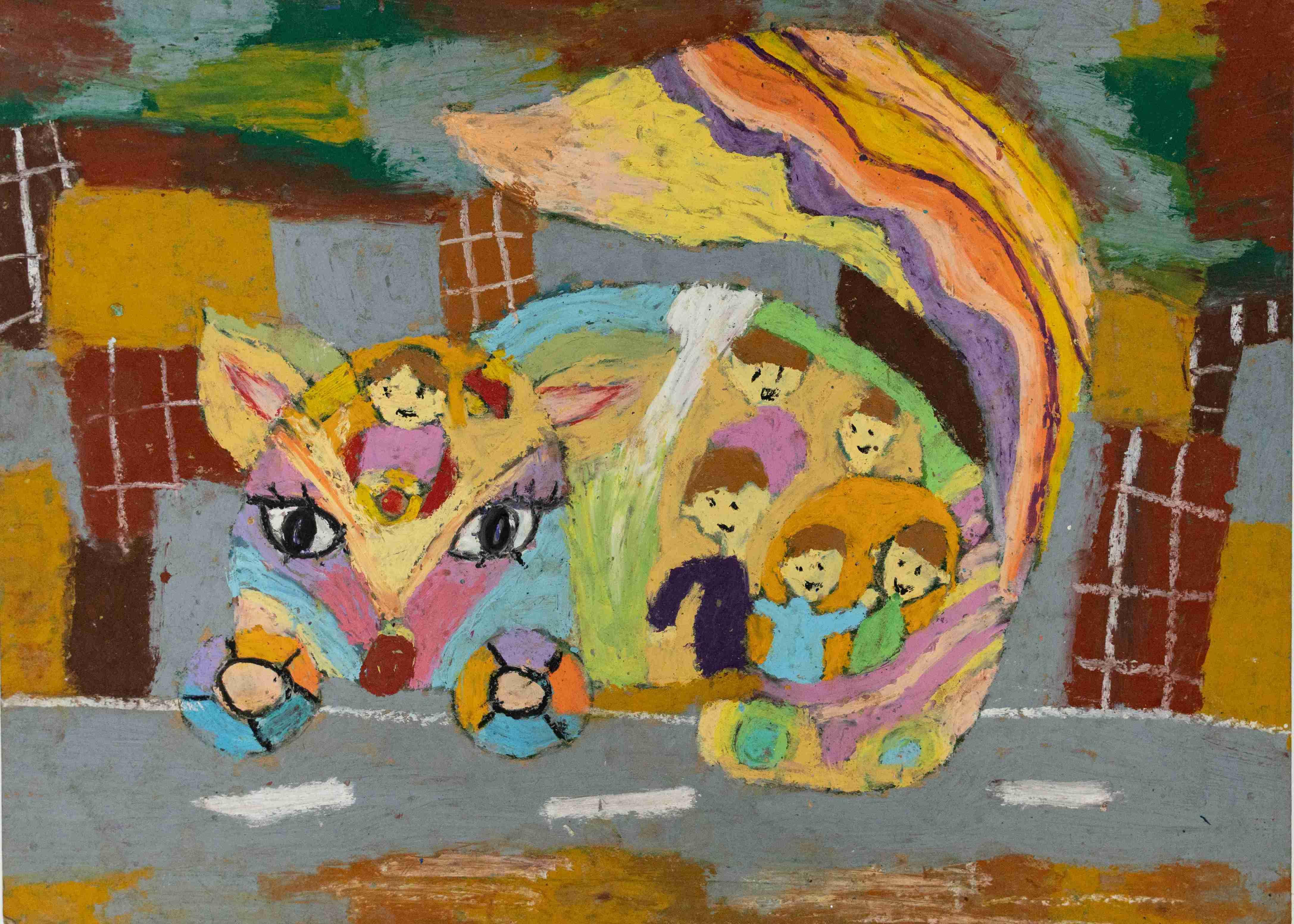 Chiếc xe hình con cáo chở những người nghèo đi khắp thế gian