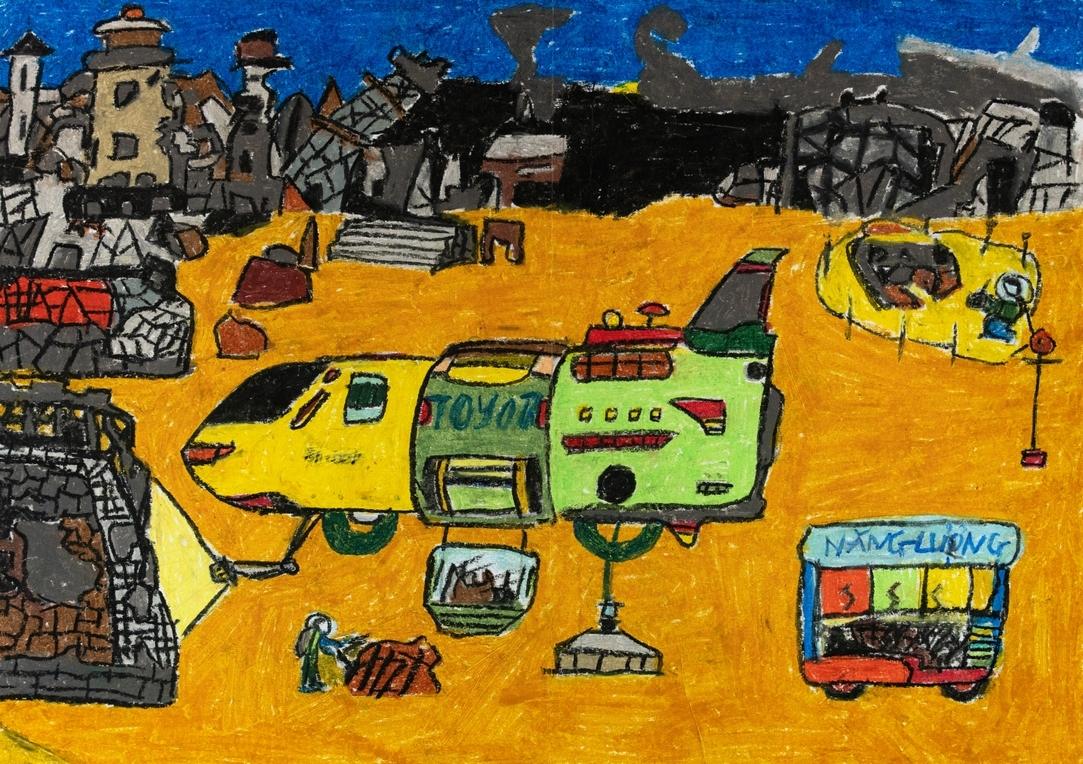 Xe tải chế rác thải công nghiệp thành công cụ lao động cho công nhân, nông dân