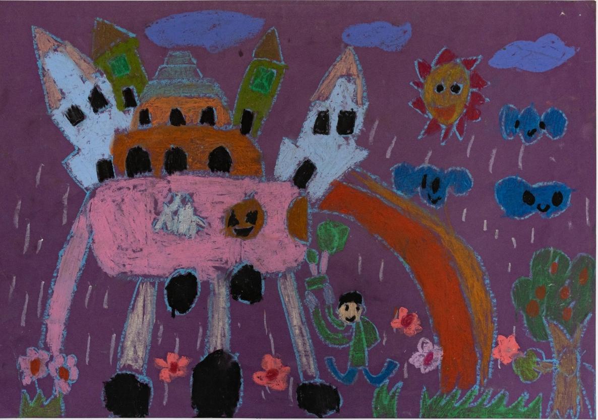 Ô tô tạo mưa khi hạn hán để cây cối tốt tươi