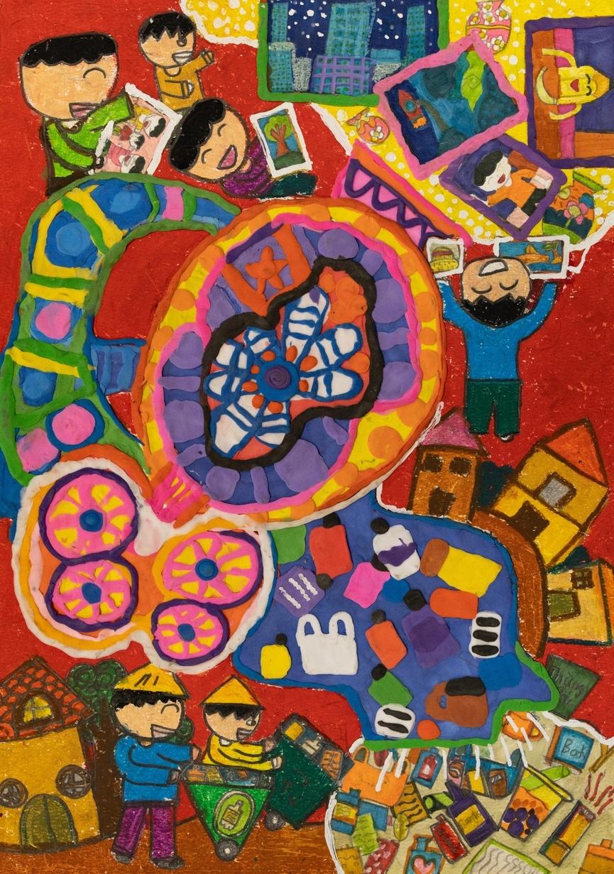 Ô tô hút sạch rác thải nhựa tái chế chúng thành tranh nghệ thuật và các đồ dùng hữu ích siêu bền.