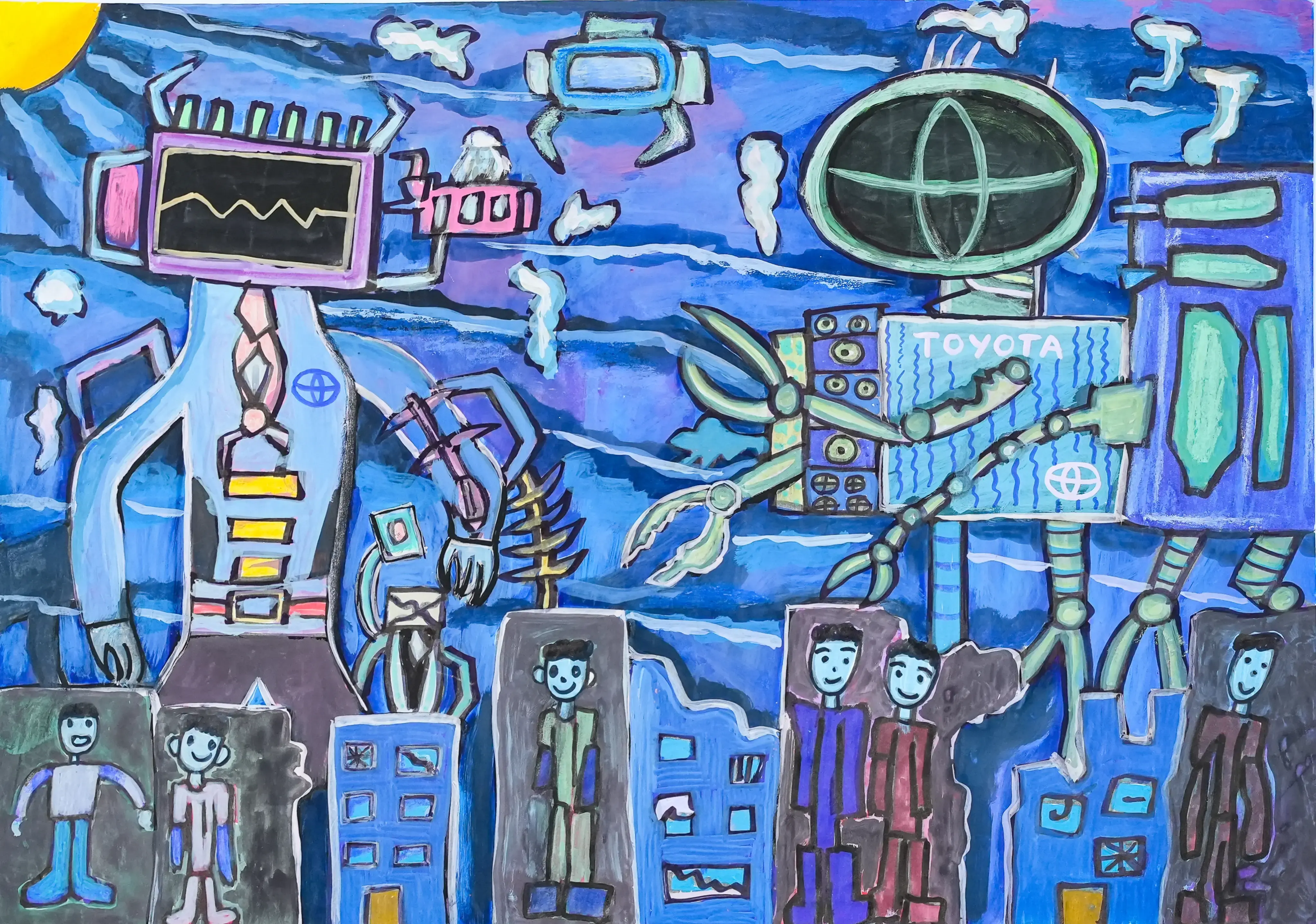 Chiếc ô tô phát hiện học sinh hút thuốc lá điện tử trong trường học, giáo dục nhân cách và cảm hóa học sinh lệch lạc tư tưởng, có vấn đề về tâm lý