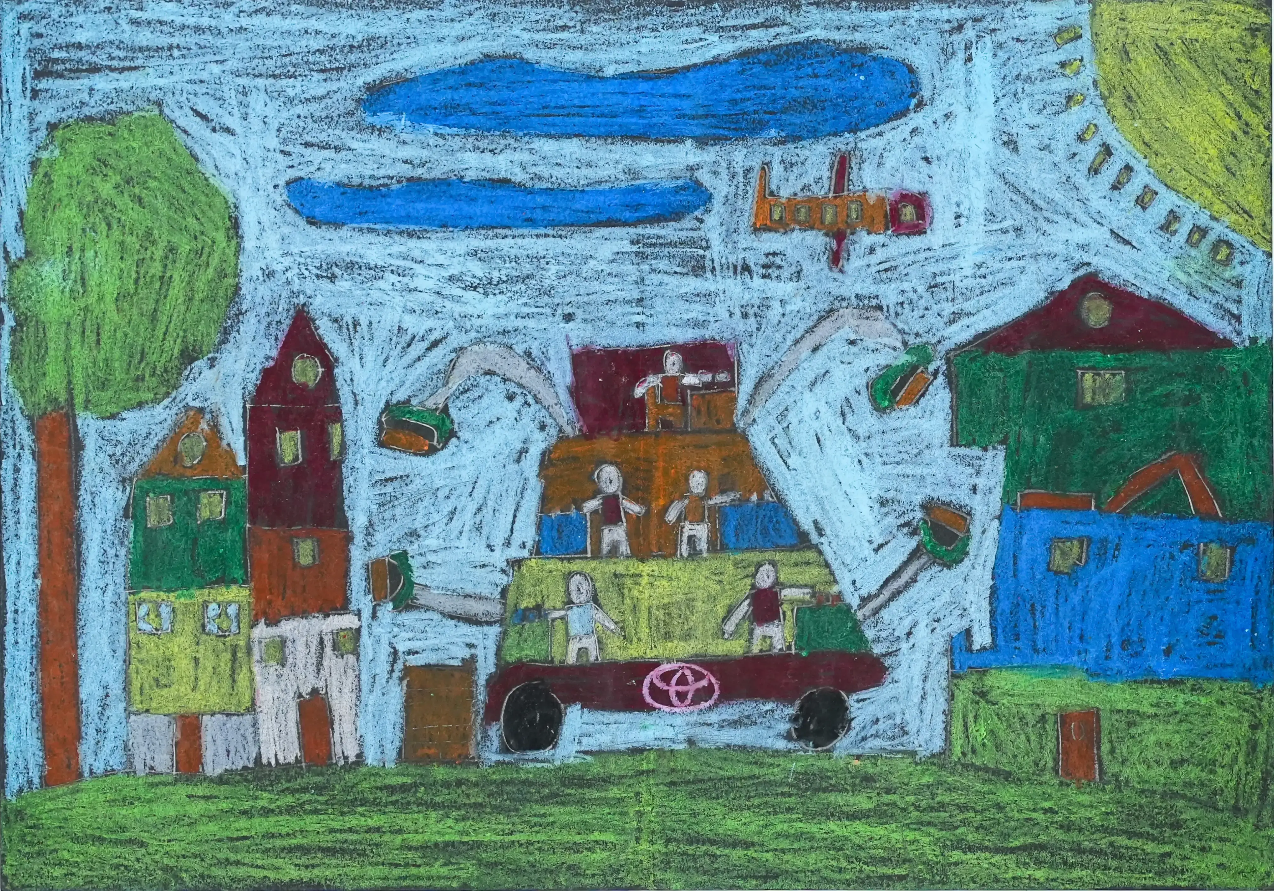 Xe Toyota 3 tầng sửa chữa, sơn sửa làm đẹp cho các ngôi nhà mặt phố và chung cư an toàn, tiết kiệm nhân lực và thời gian