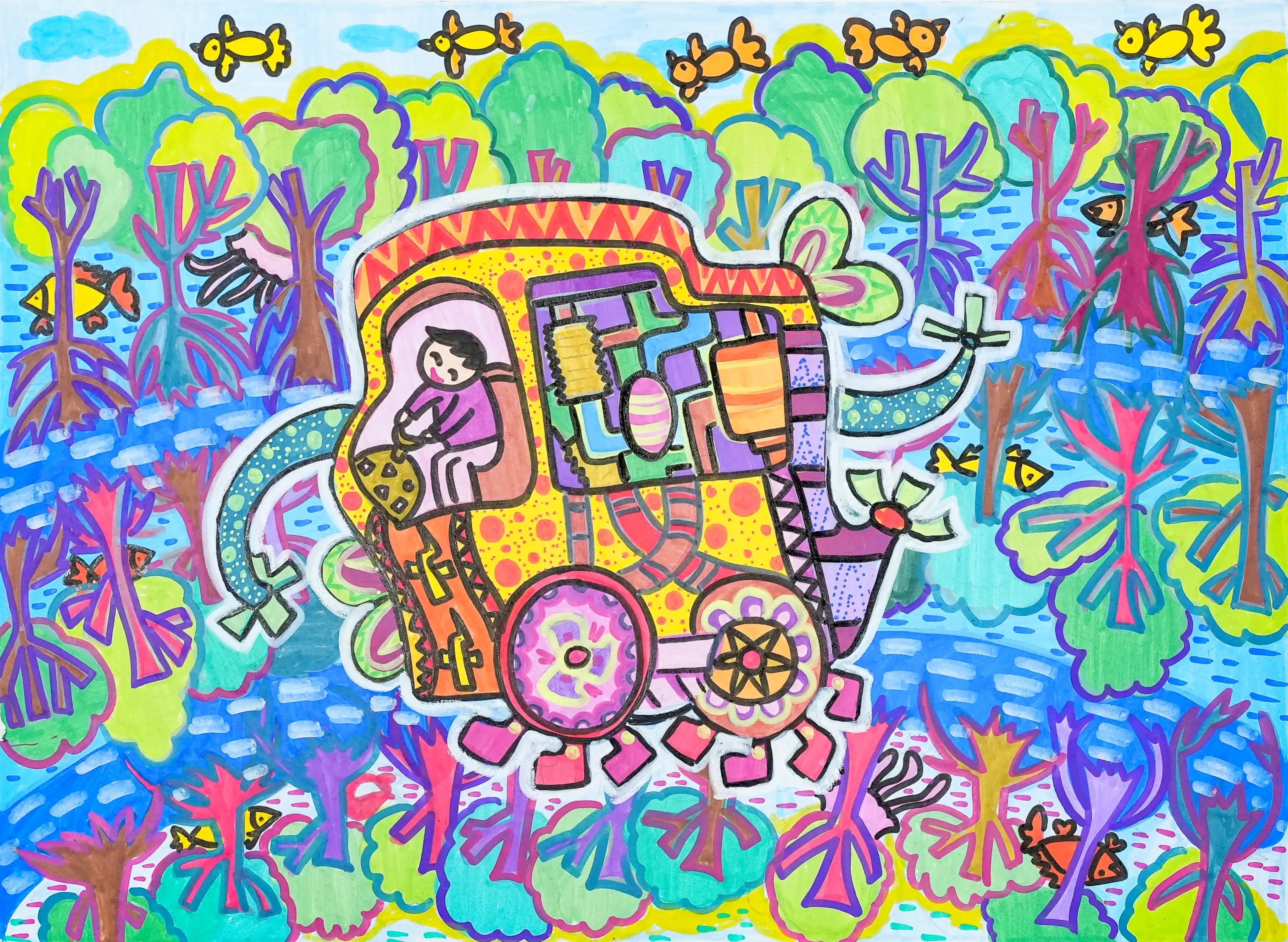 Ô tô xanh biển - sứ mệnh bảo vệ rừng ngập mặn