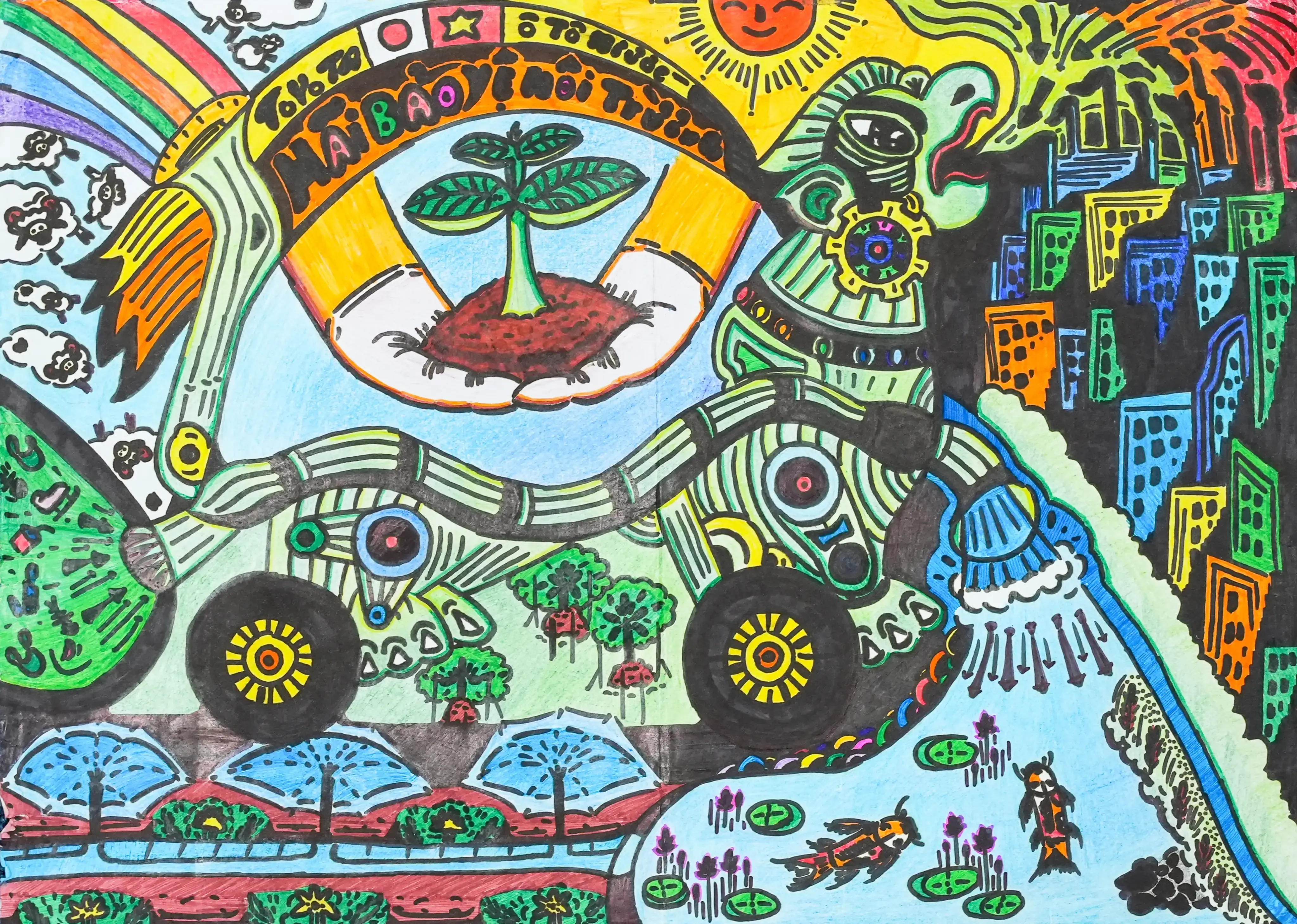 Chiếc xe bảo vệ môi trường lấy cảm hứng từ loài rùa