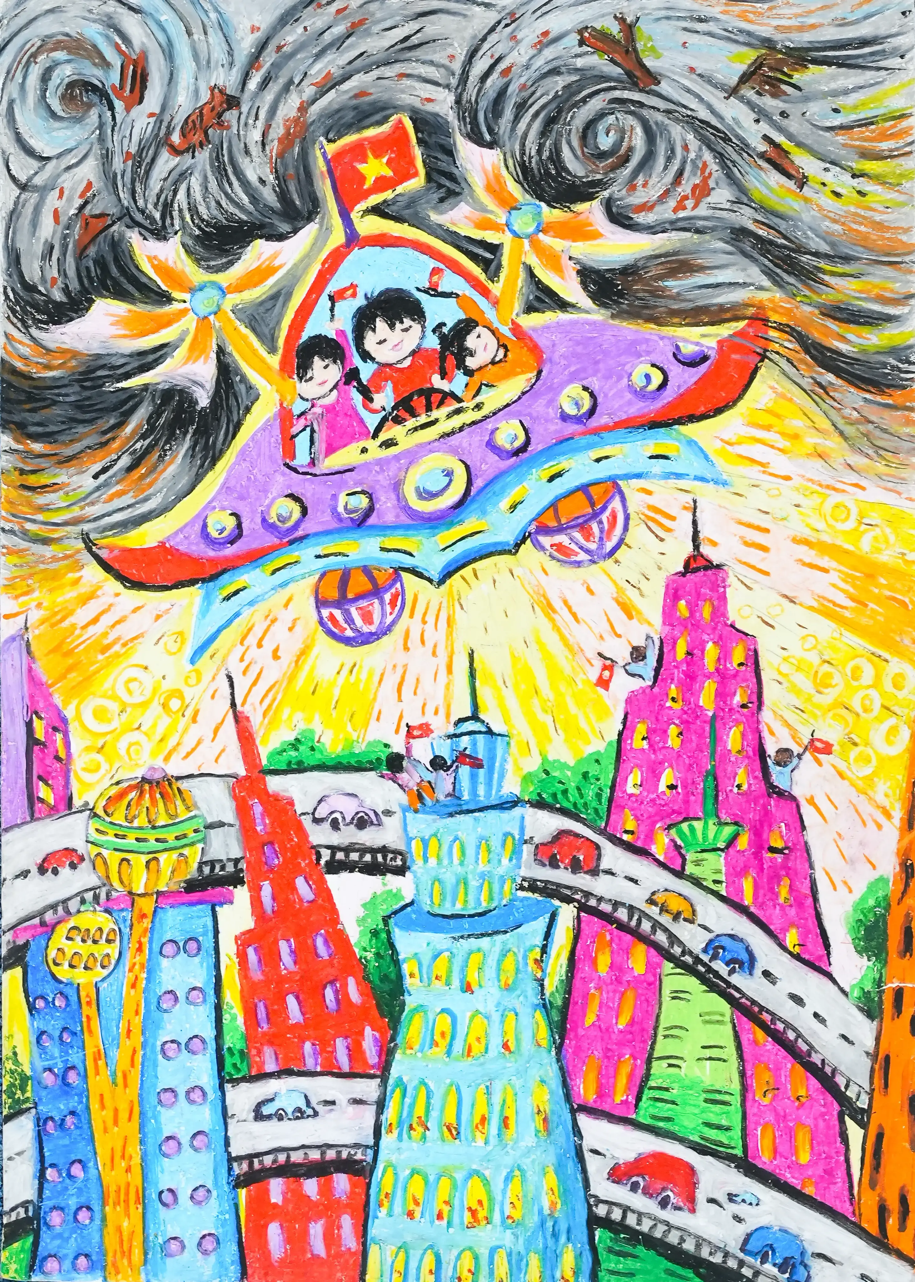 Chiến binh thu phục bão bầu trời