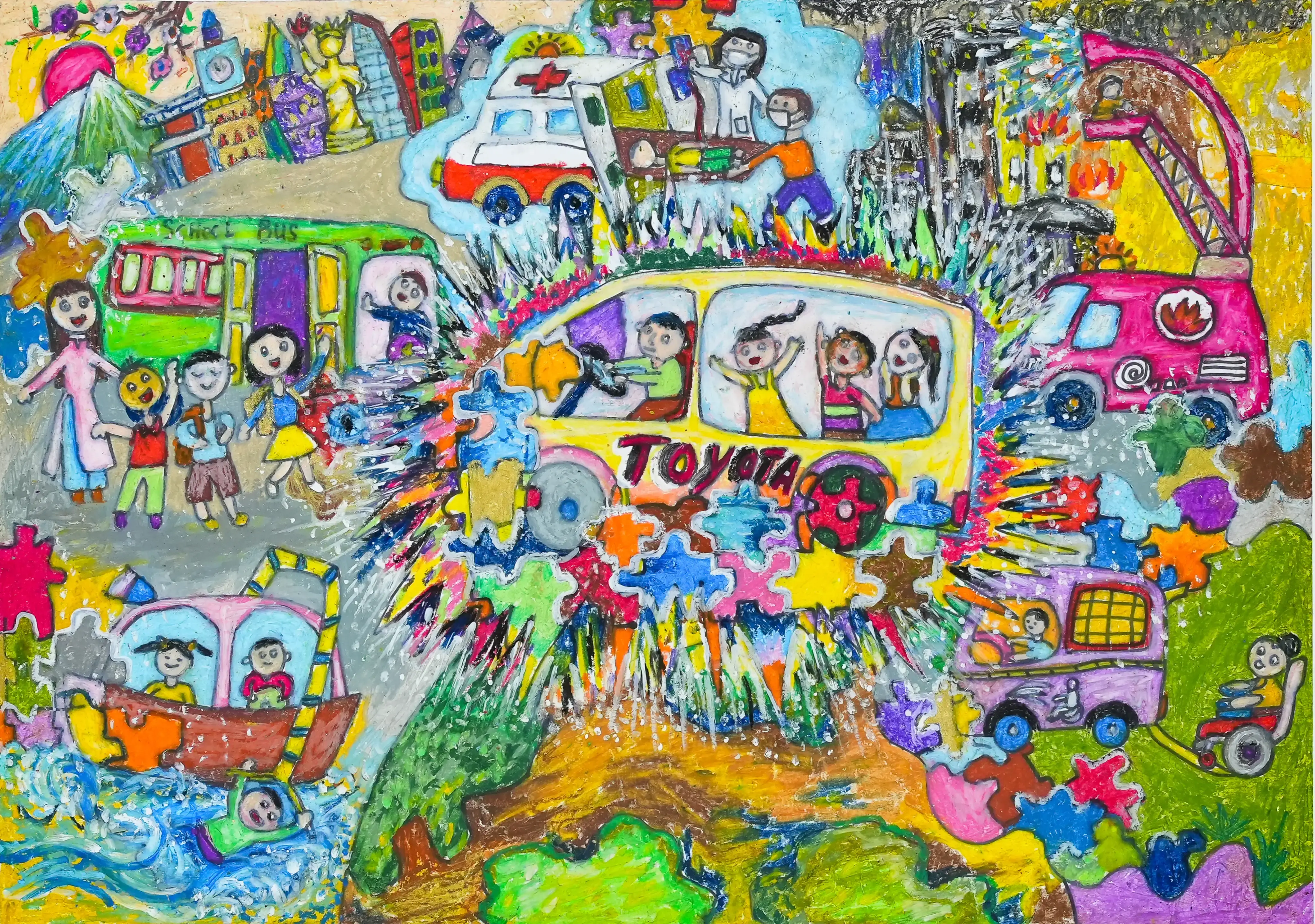 Chiếc ô tô đa năng được thiết kế từ các mảnh ghép có thể tự biến hóa phù hợp với mọi địa hình khi di chuyển và phục vụ cho nhu cầu của người sử dụng khi cần