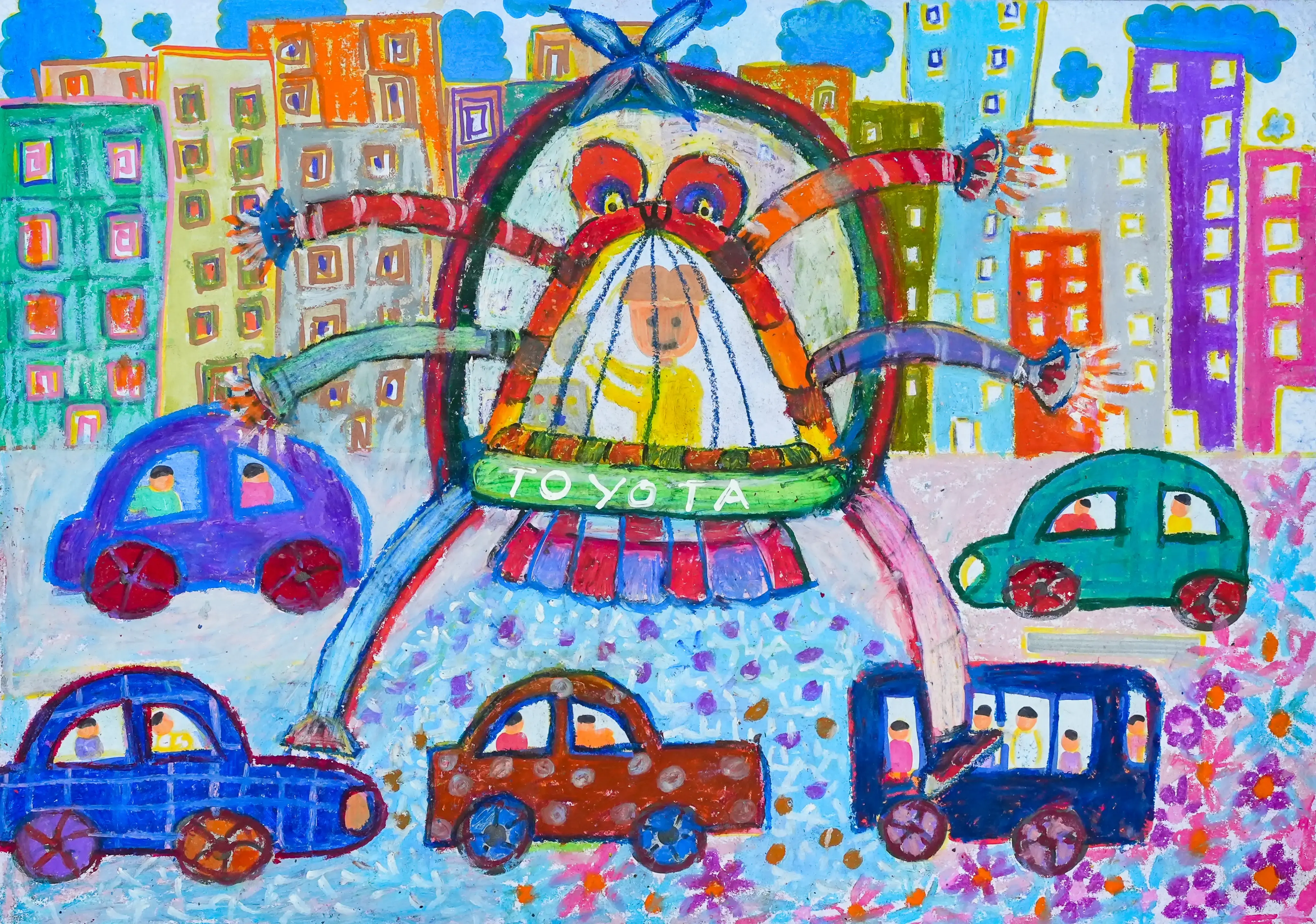 Chiếc xe ô tô hút không khí ô nhiễm - sản xuất ra hương thơm cho thành phố