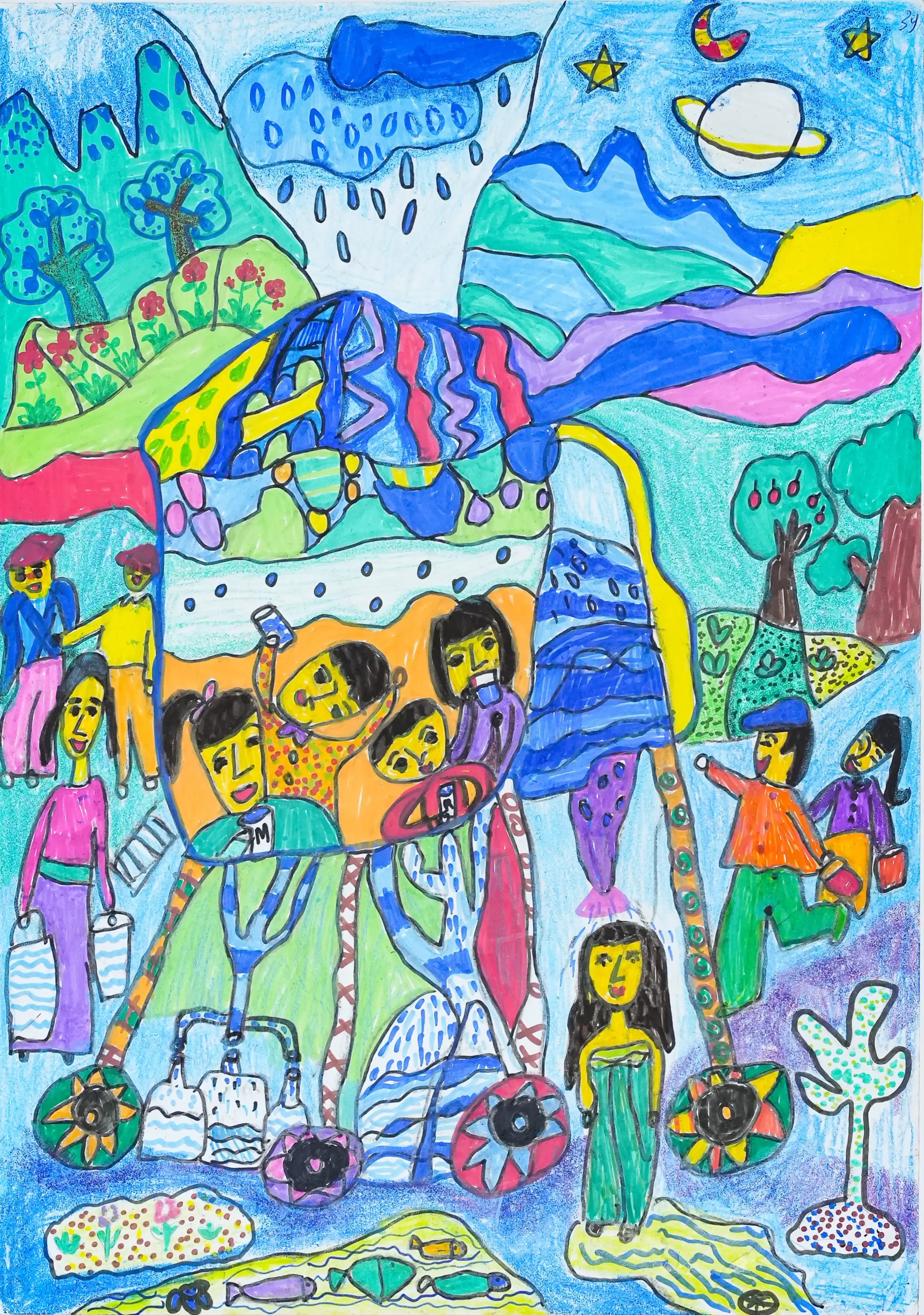 Chiếc xe ô tô lọc dự trữ nước tích tụ từ thiên nhiên