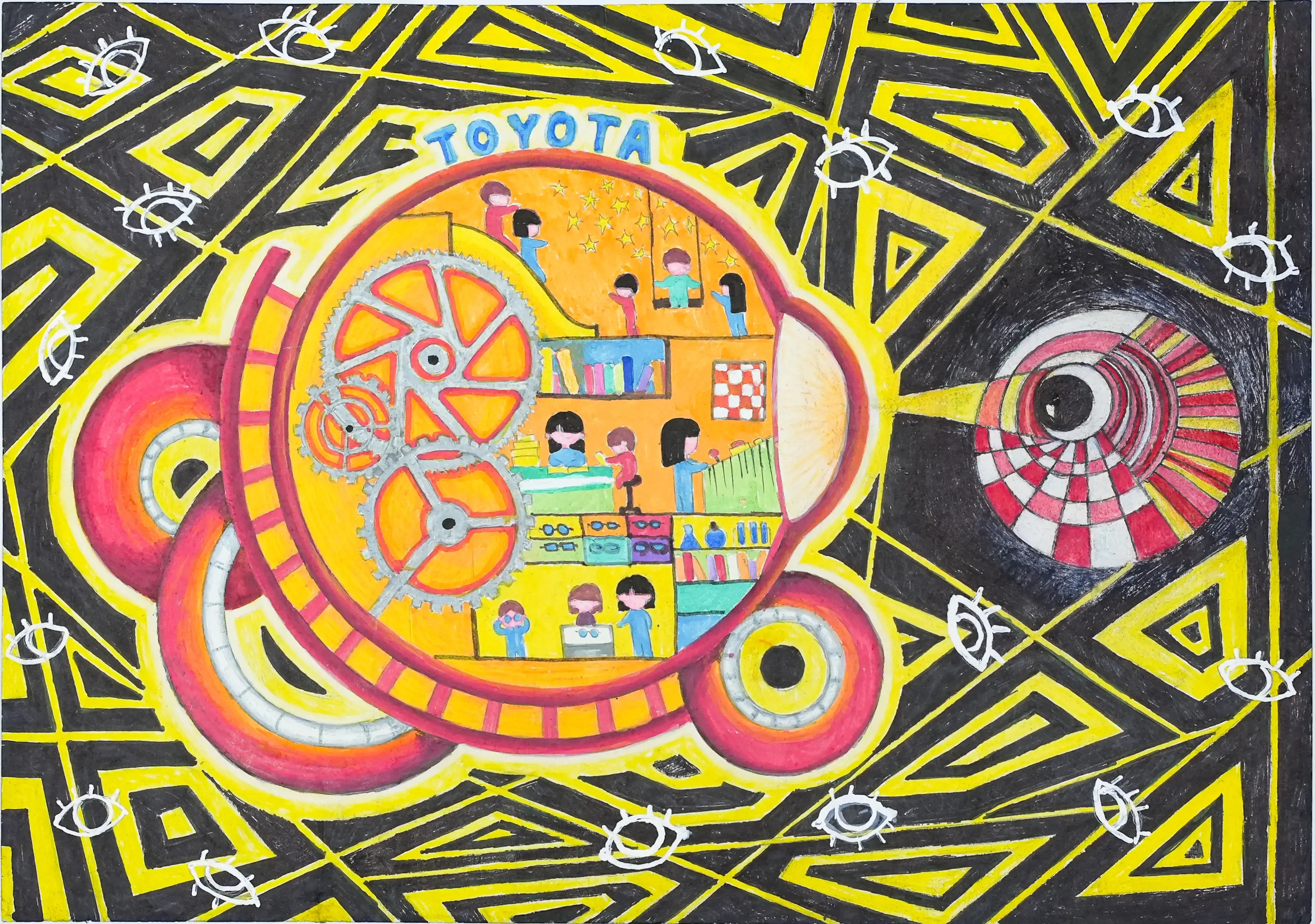 Ô tô bảo vệ mắt, phòng chống bệnh cận thị trong học đường