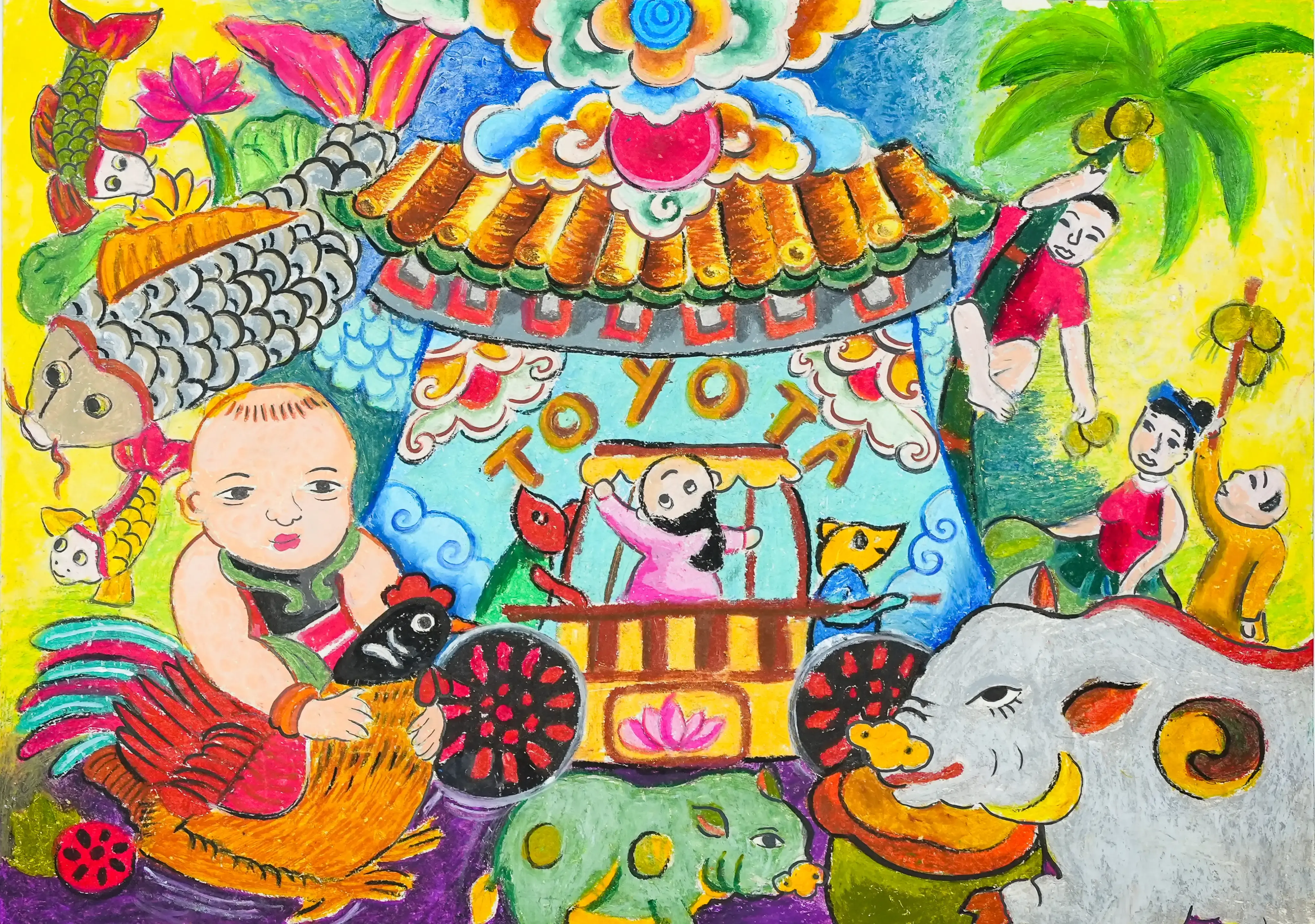 Xe ô tô Đông Hồ - Nét tinh hoa của Văn hóa dân gian Việt Nam