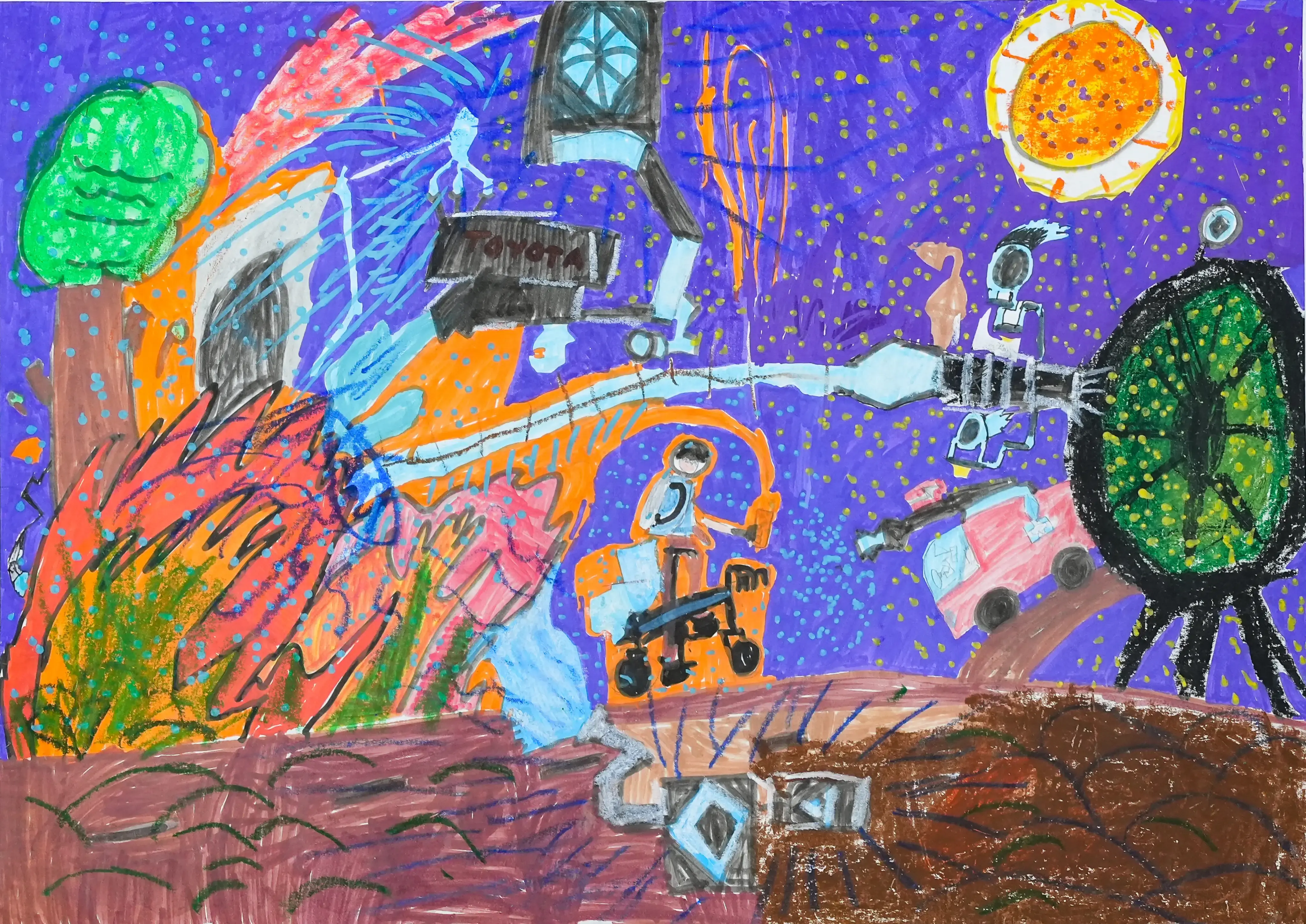 Ô tô chữa cháy đa năng vừa giải cứu động vật hoang dã vừa chữa cháy bằng bom dập lửa siêu tốc