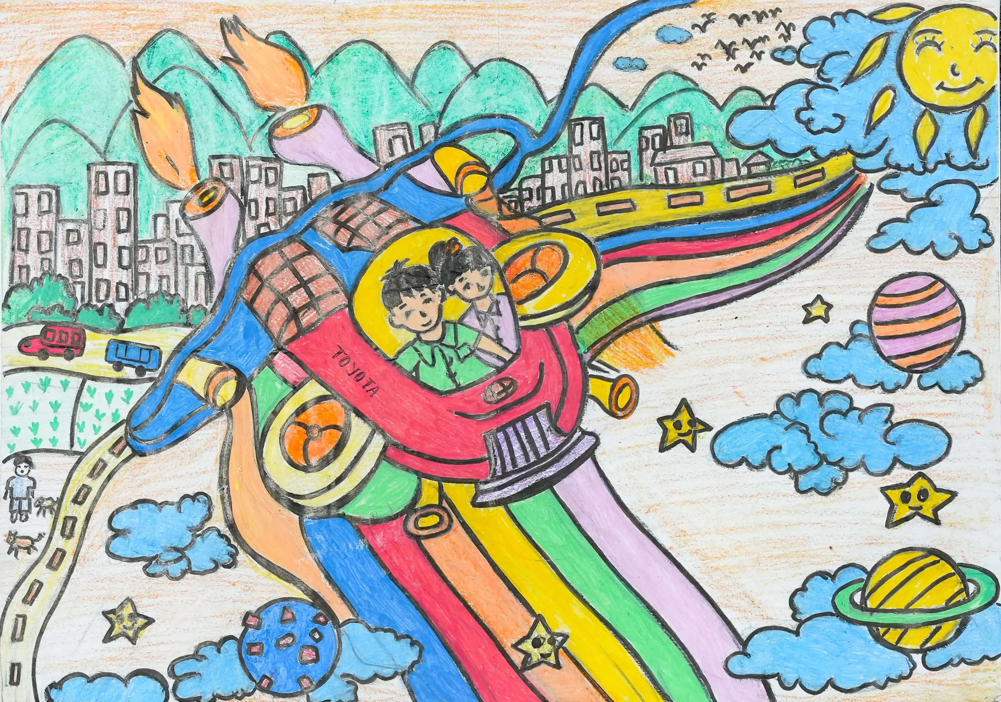 Chiếc ô tô với nhiệm vụ phát hiện ra những nơi có không khí ô nhiễm, có nhiều rác thải