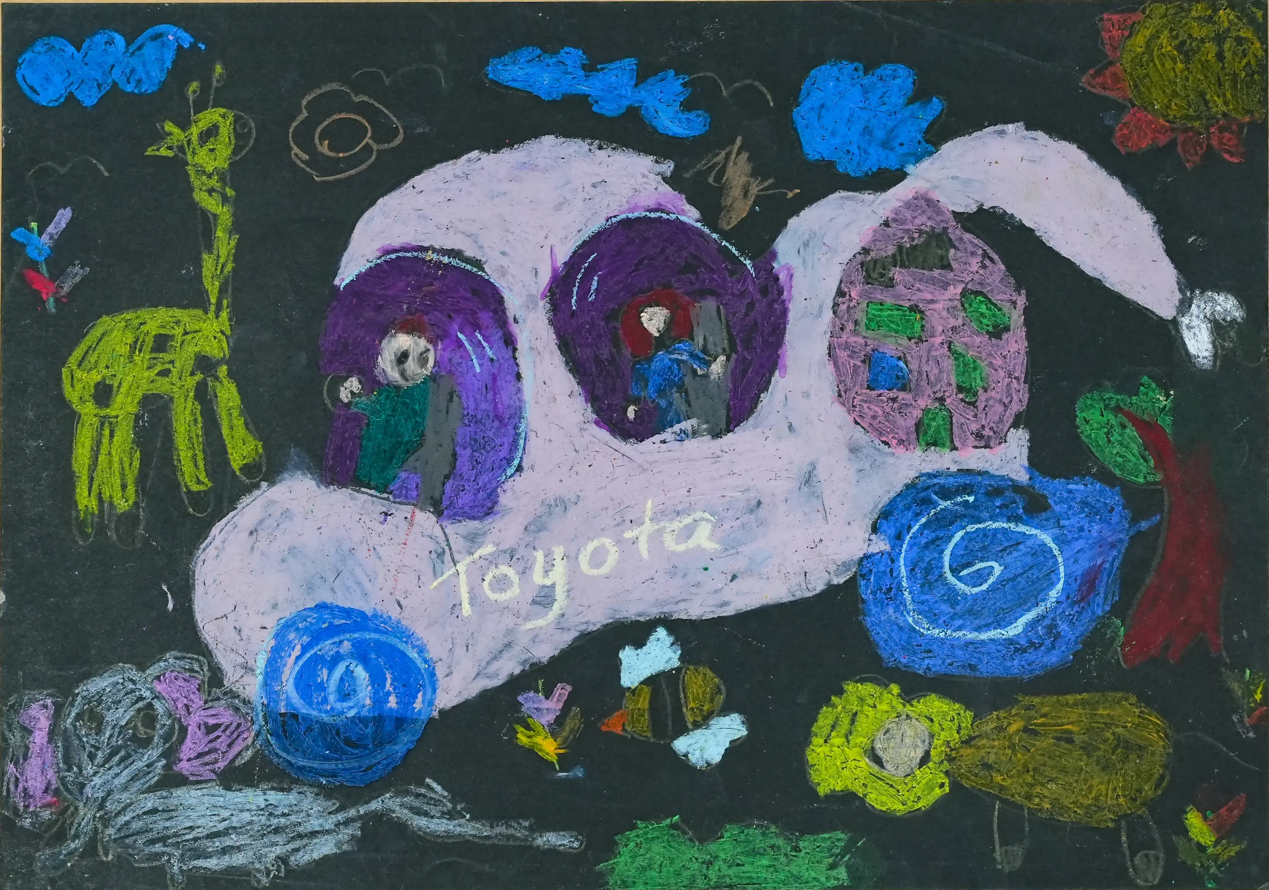 Chiếc xe dọn rác trong rừng, trường học sạch sẽ, mọi người đi chơi vui vẻ