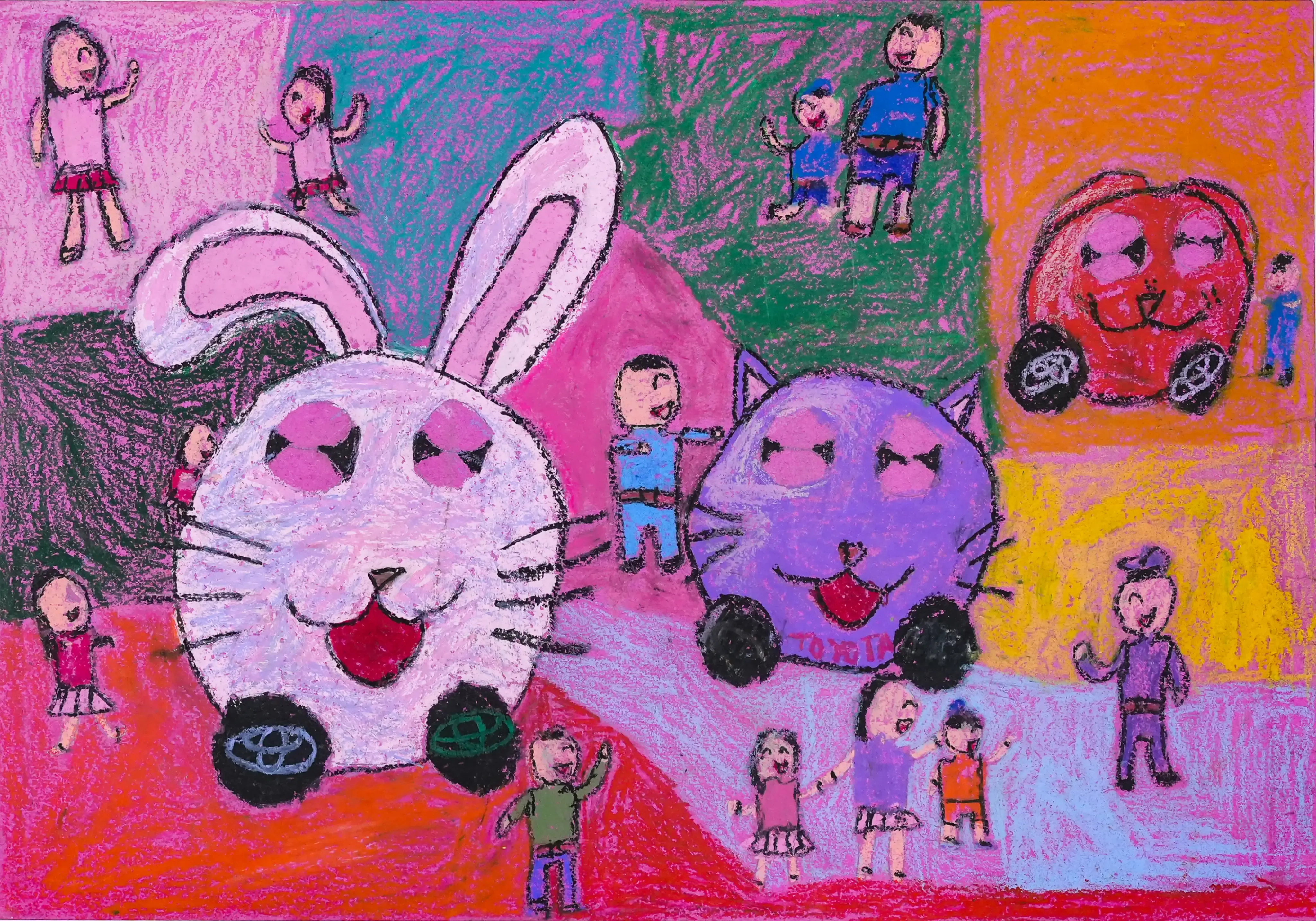 Những chiếc xe vui vẻ hình thú cưng, cùng em vui chơi an toàn vào các ngày nghỉ, tránh xa điện thoại, ti vi, mạng xã hội