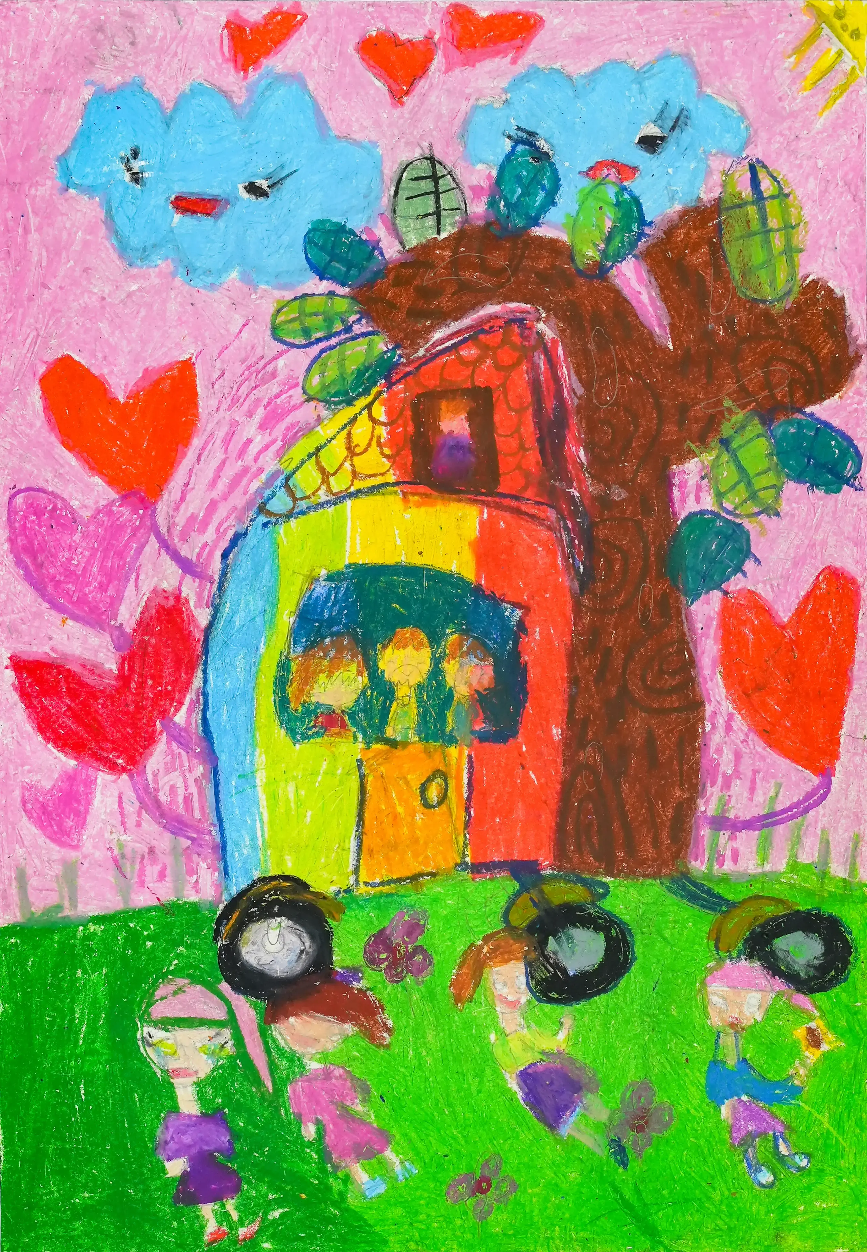 Ô tô ngôi nhà yêu thương cho trẻ em nghèo